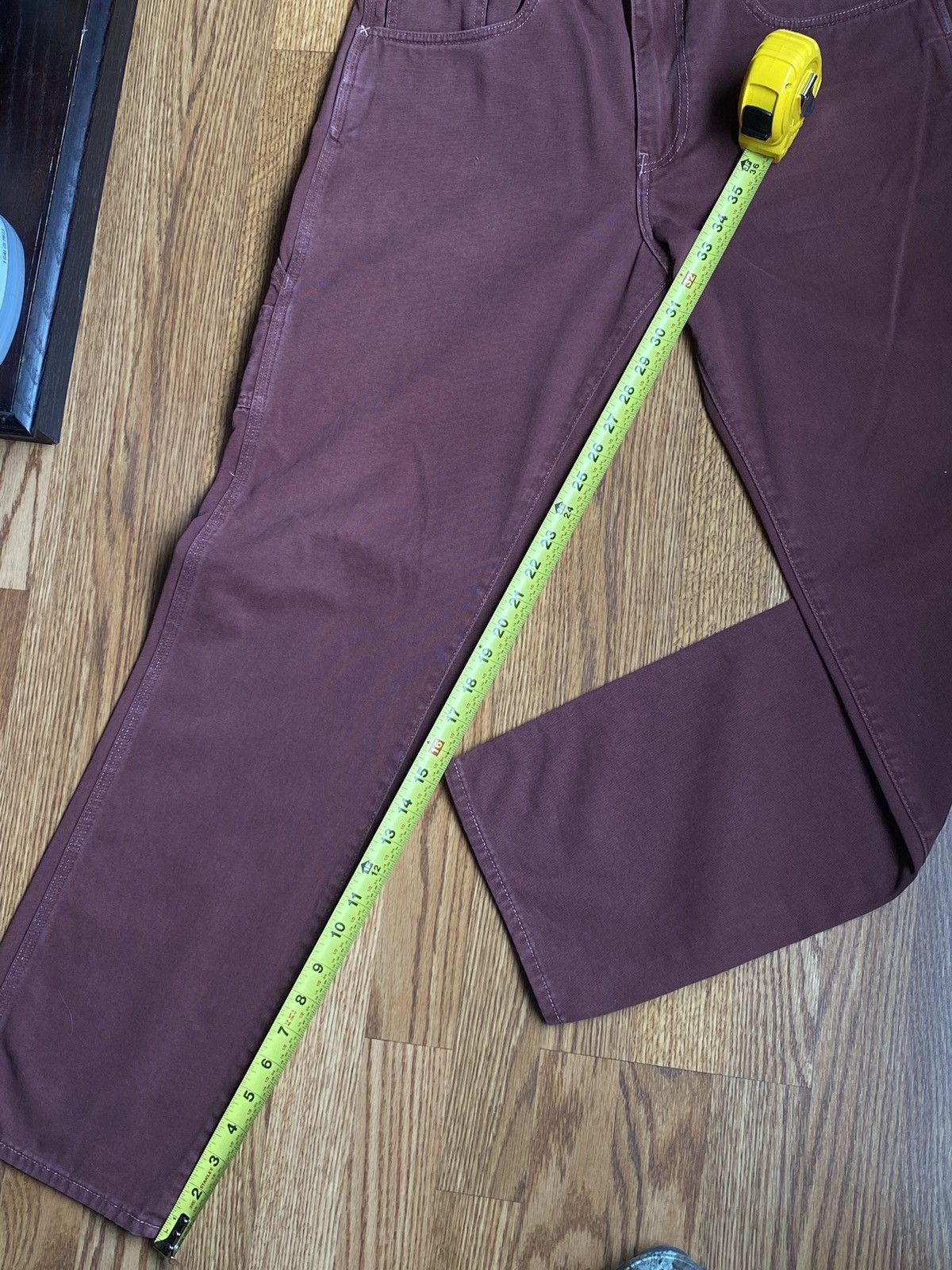 Supreme Supreme Burgundy Painter Pants Gonz Logo size 34 Size US 34 / EU 50 - 6 Thumbnail