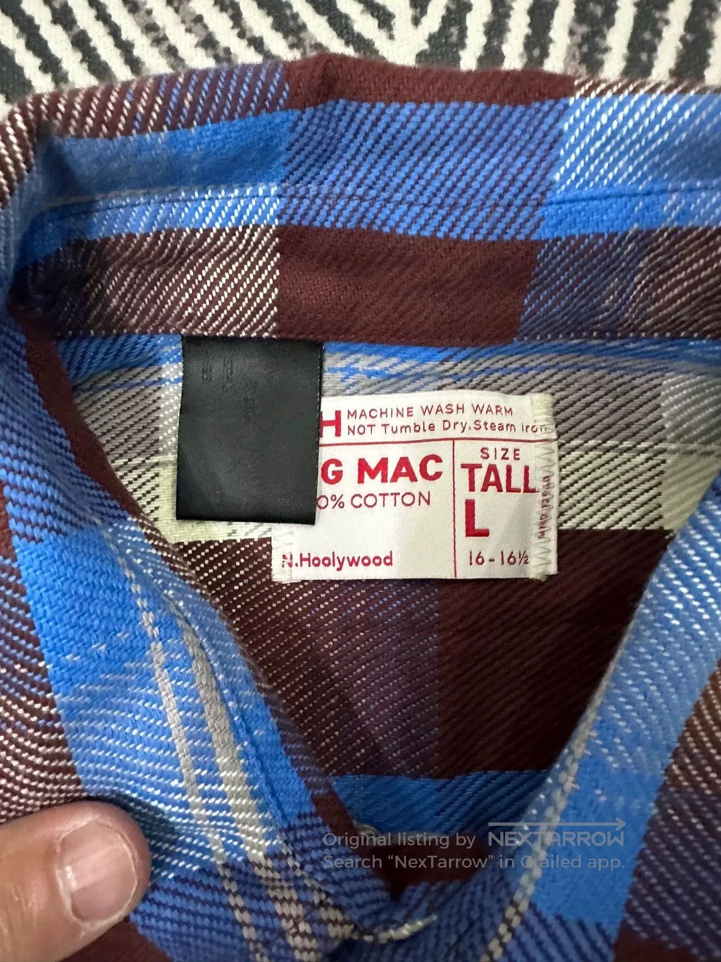 Other N.Hoolywood x Bic Mac Shit Flannel Shirt. Size US XXS / EU 40 - 2 Thumbnail