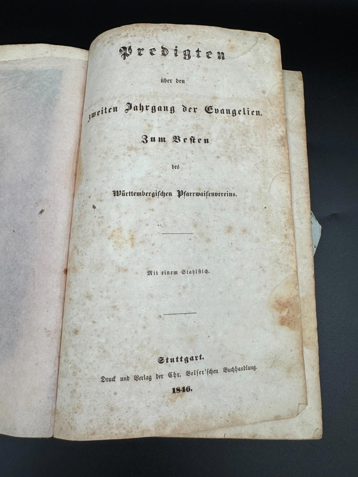 Other Antique 1846 Werner Predigten German Sermon Book Simon Famil Size ONE SIZE - 1 Thumbnail