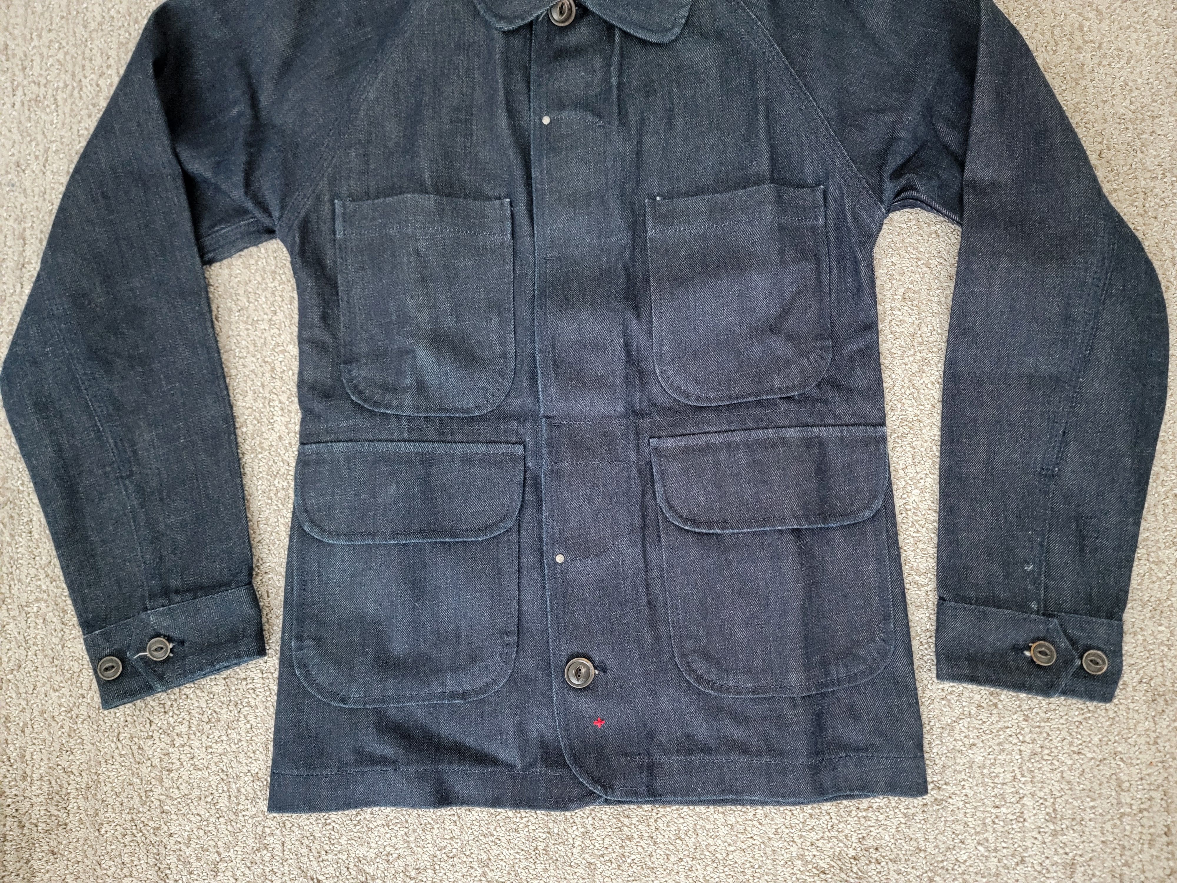 Apolis APOLIS x Huckberry Selvage Denim Chore Jacket - Size XS Size US XS / EU 42 / 0 - 3 Thumbnail