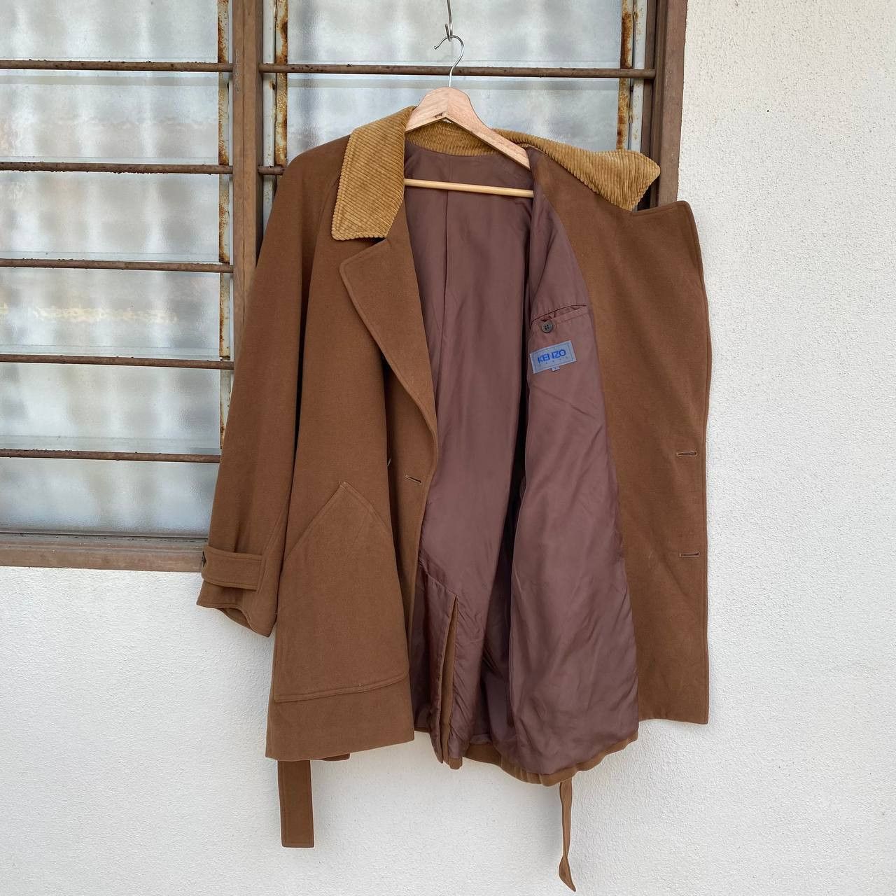 Kenzo VINTAGE KENZO MADE IN JAPAN WOOL JACKET CAMEL BROWN Size US L / EU 52-54 / 3 - 4 Thumbnail
