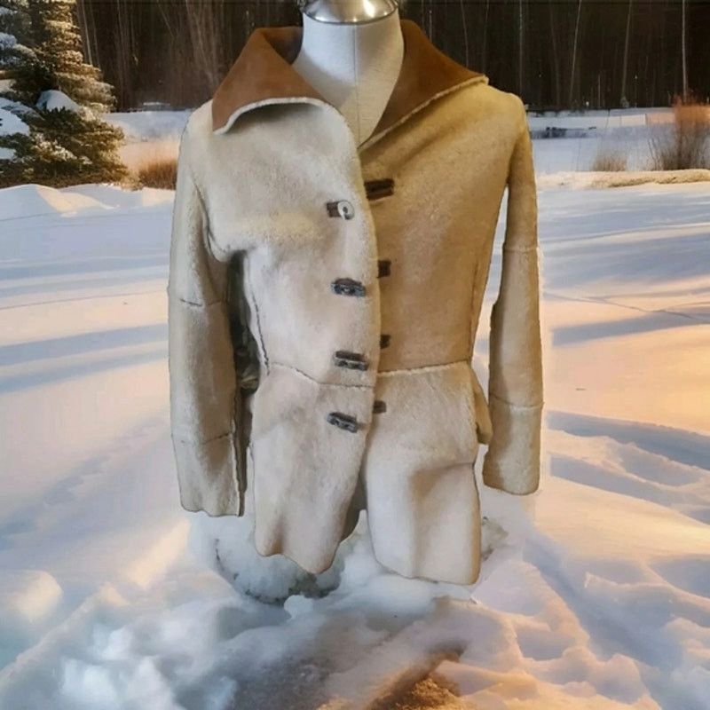 Other Unisex Reversible Shearling Leather Coat Jacket Size 40 Size US M / EU 48-50 / 2 - 3 Thumbnail