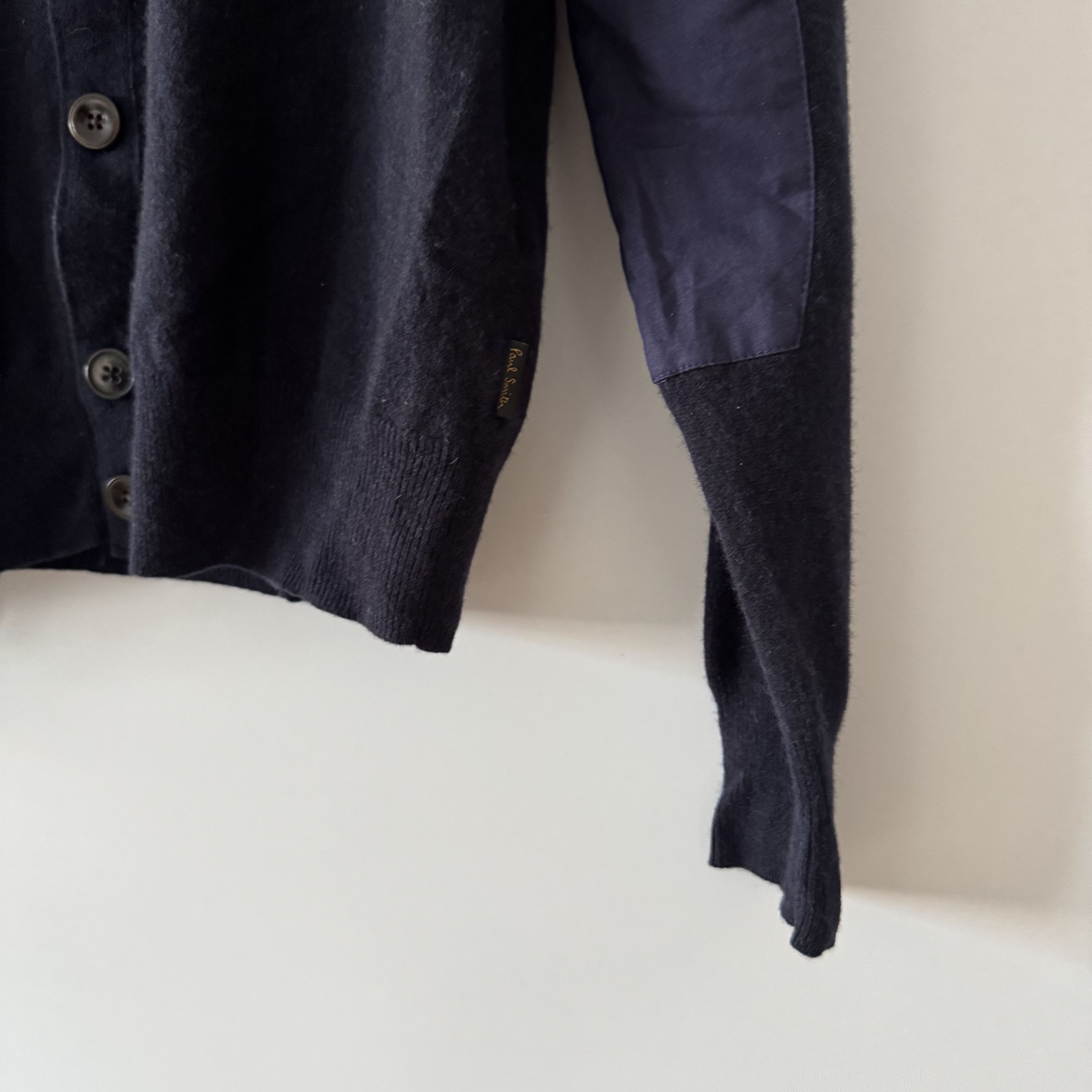 Paul Smith Men's Paul Smith Jeans Wool Button Cardigan Navy Blue Size L Size US L / EU 52-54 / 3 - 6 Thumbnail
