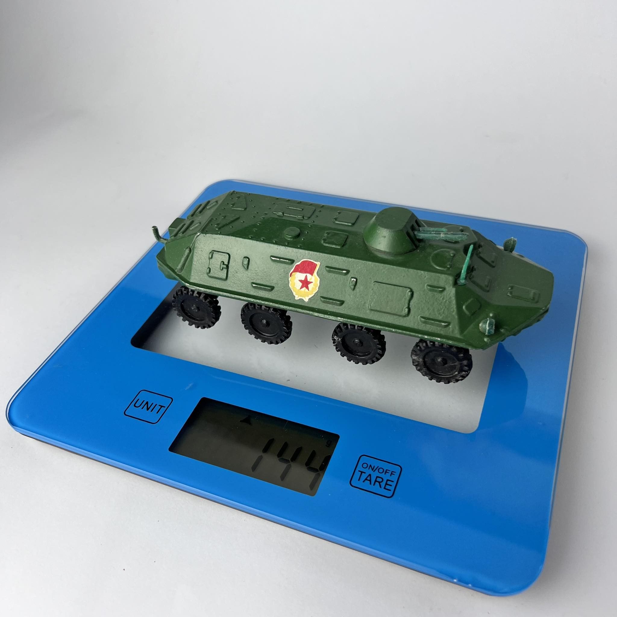 Vintage Vintage Military Vehicle Toy Personnel Carrier Metal 1:43 Size ONE SIZE - 3 Thumbnail