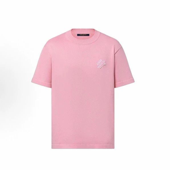 Louis Vuitton Louis Vuitton Tyler Signature Pink Pin Short Sleeve Size US L / EU 52-54 / 3 - 1 Thumbnail