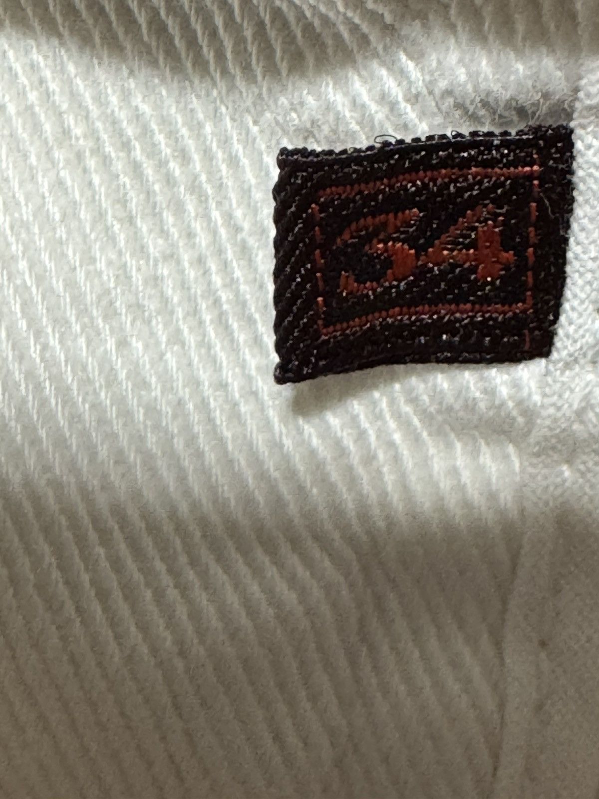 Isaia Napolii Isaia Napoli Barchetta White Denim Designer Jeans Size US 34 / EU 50 - 6 Thumbnail