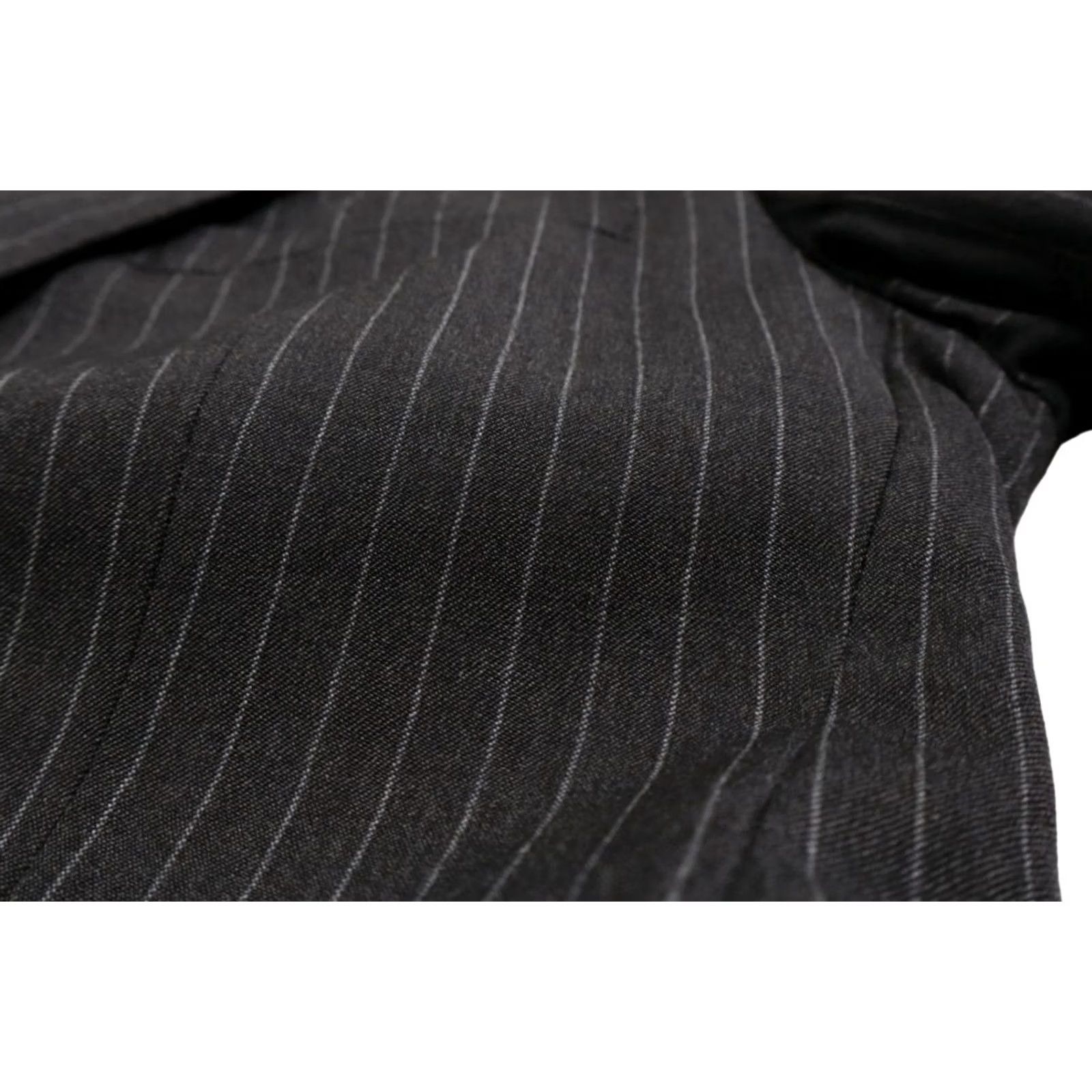 DAKS VINTAGE DAKS Blazer Men's XL Single Breasted Pure New Wool Pinstriped Size 46R - 7 Thumbnail