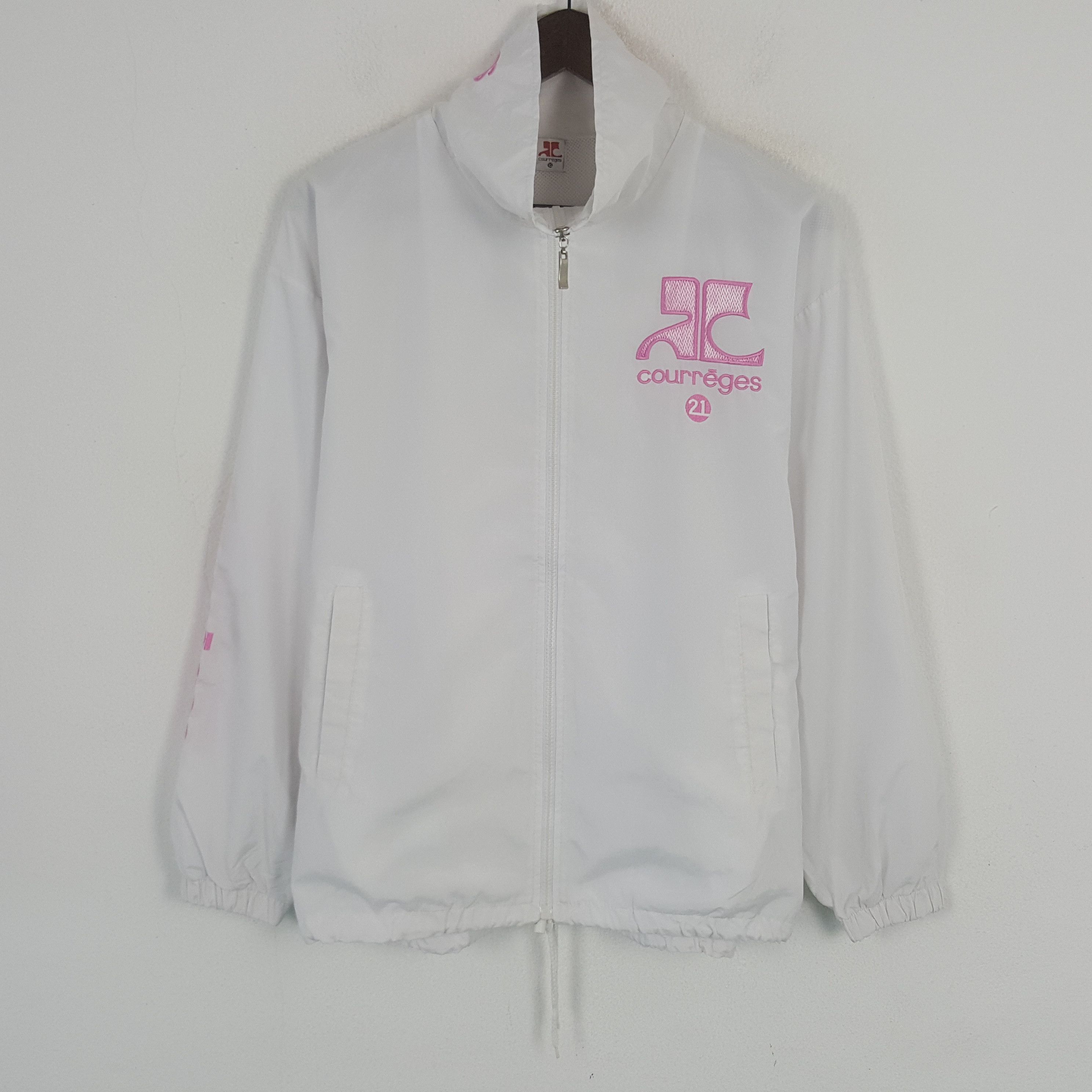 Courreges × Vintage Vintage Courreges Sport Windbreaker Jacket Size US L / EU 52-54 / 3 - 3 Thumbnail