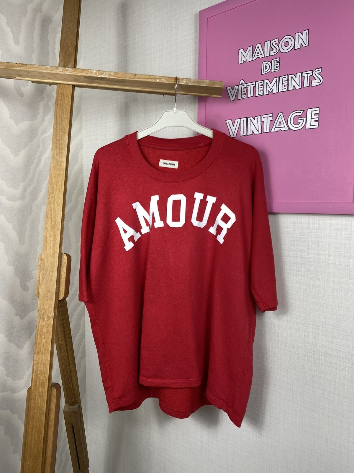 Other Zadig Voltaire Shirt Logo Tee Amour Size XS / US 0-2 / IT 36-38 - 2 Thumbnail