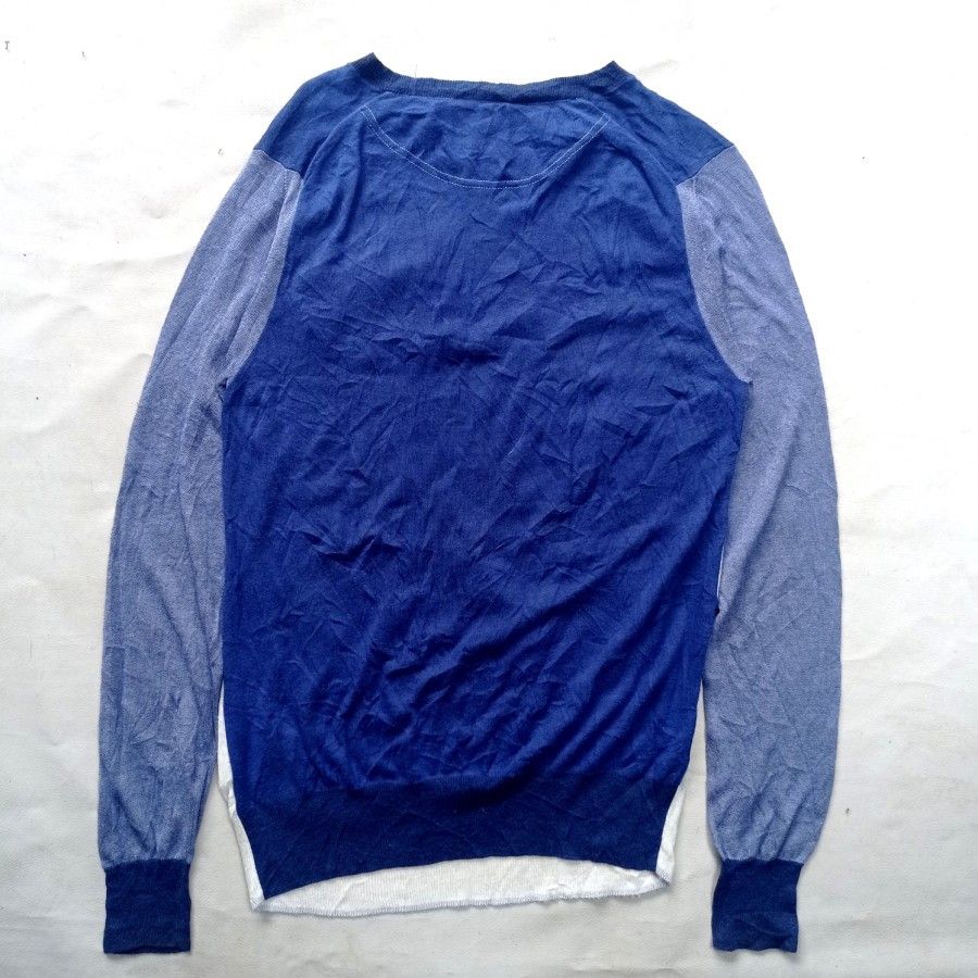 Sacai sacai japan tritone knit sweater crewneck Size S / US 4 / IT 40 - 3 Thumbnail