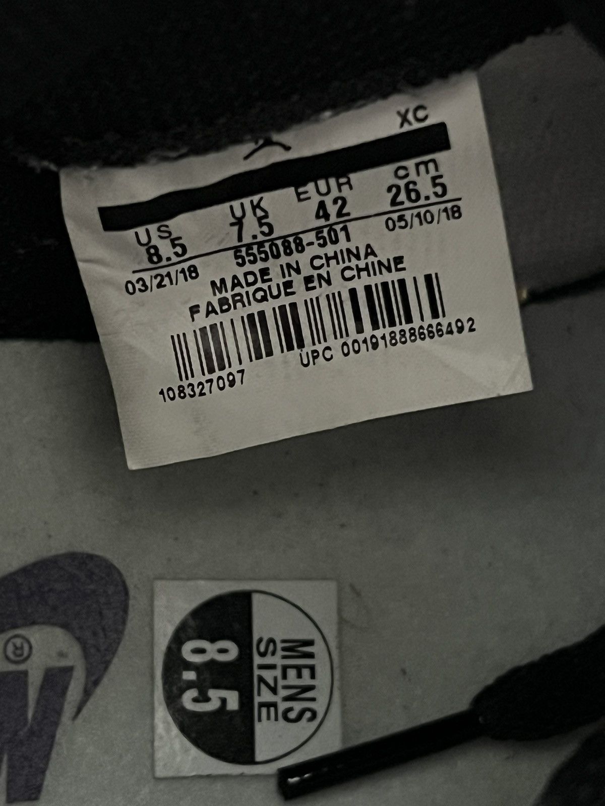 Jordan Brand Jordan 1 High Purple Toe Court Purple Size US 8.5 / EU 41-42 - 8 Thumbnail
