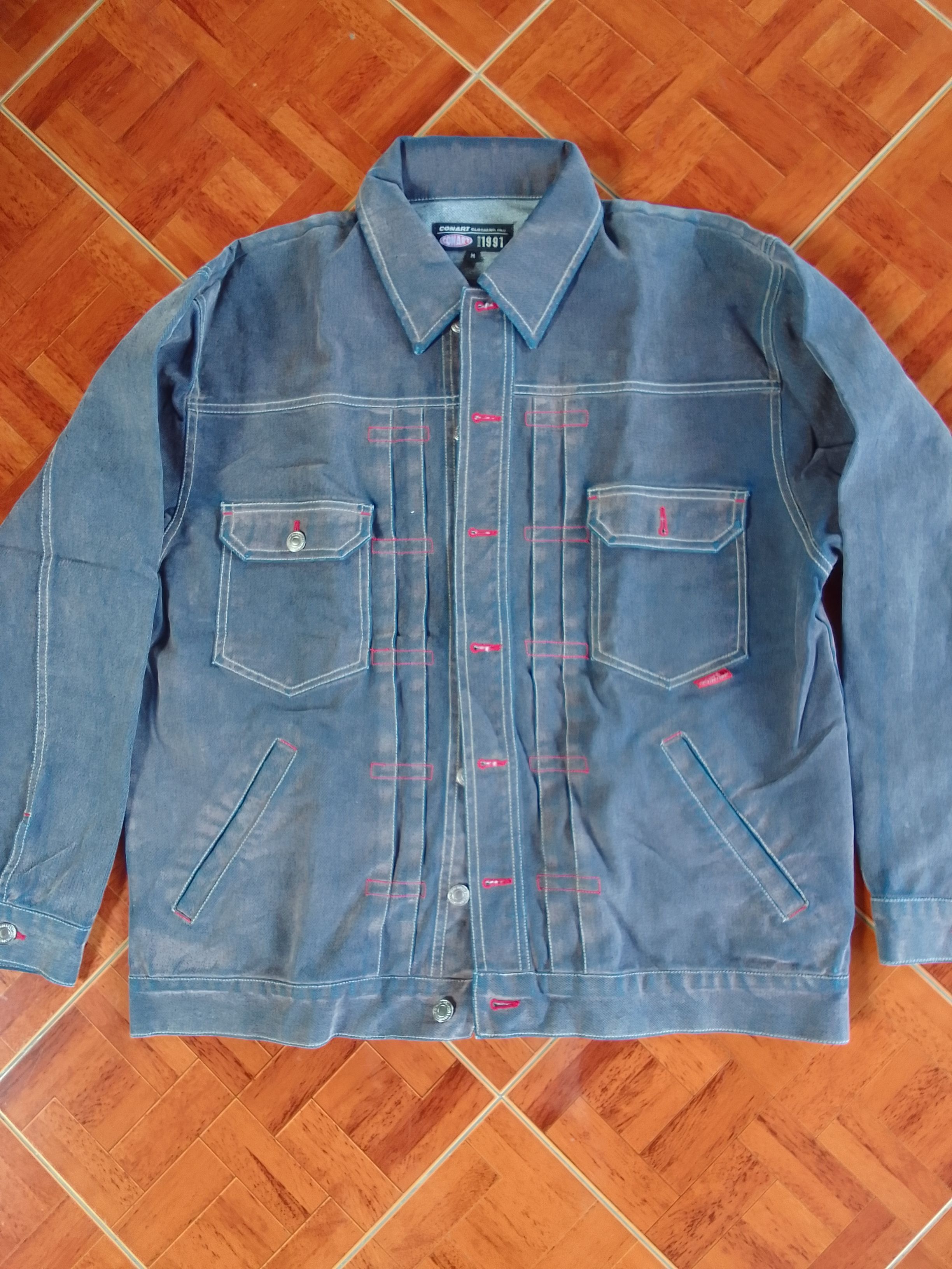 Vintage Conart Streetwear Brand Denim Jacket Grailed