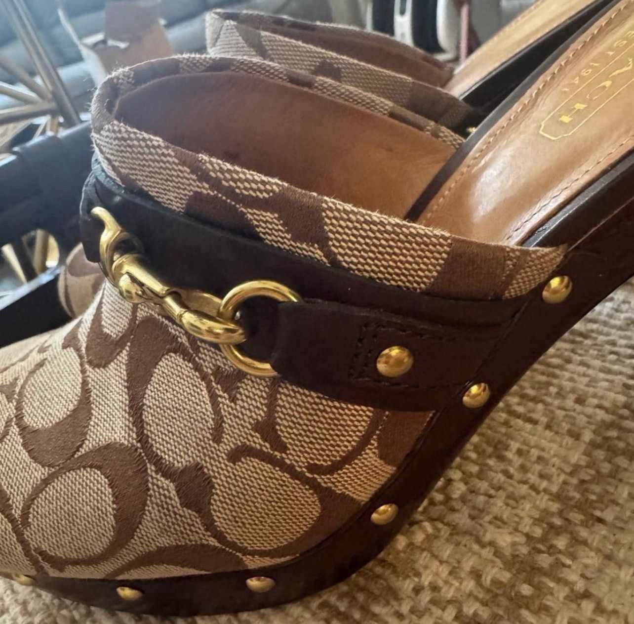 Coach Vintage 80’s Coach Heels (7.5w) Size US 7.5 / IT 37.5 - 6 Thumbnail
