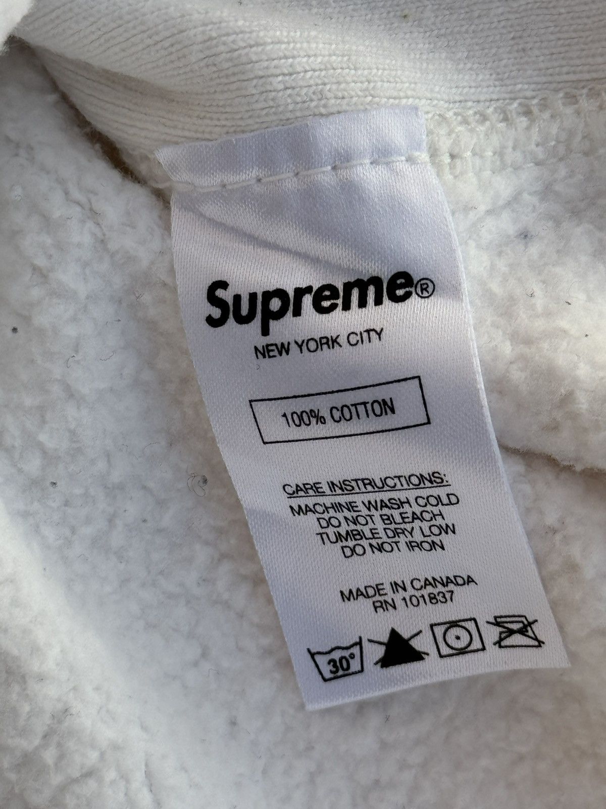 Supreme white Supreme S Logo Hooded Sweatshirt Size US XL / EU 56 / 4 - 13 Thumbnail