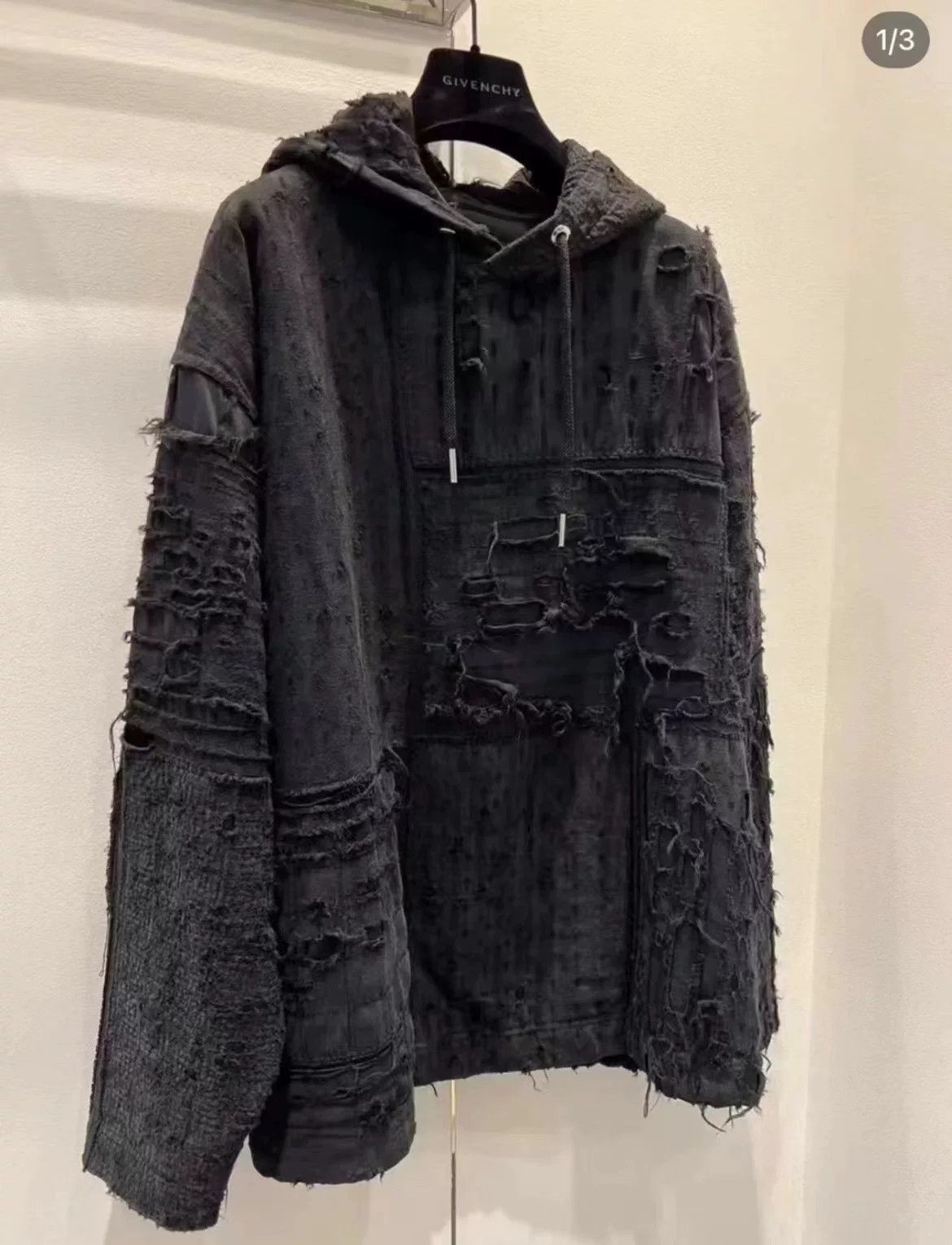 Givenchy Givenchy Boro Distressed Hoodie Size US M / EU 48-50 / 2 - 1 Preview