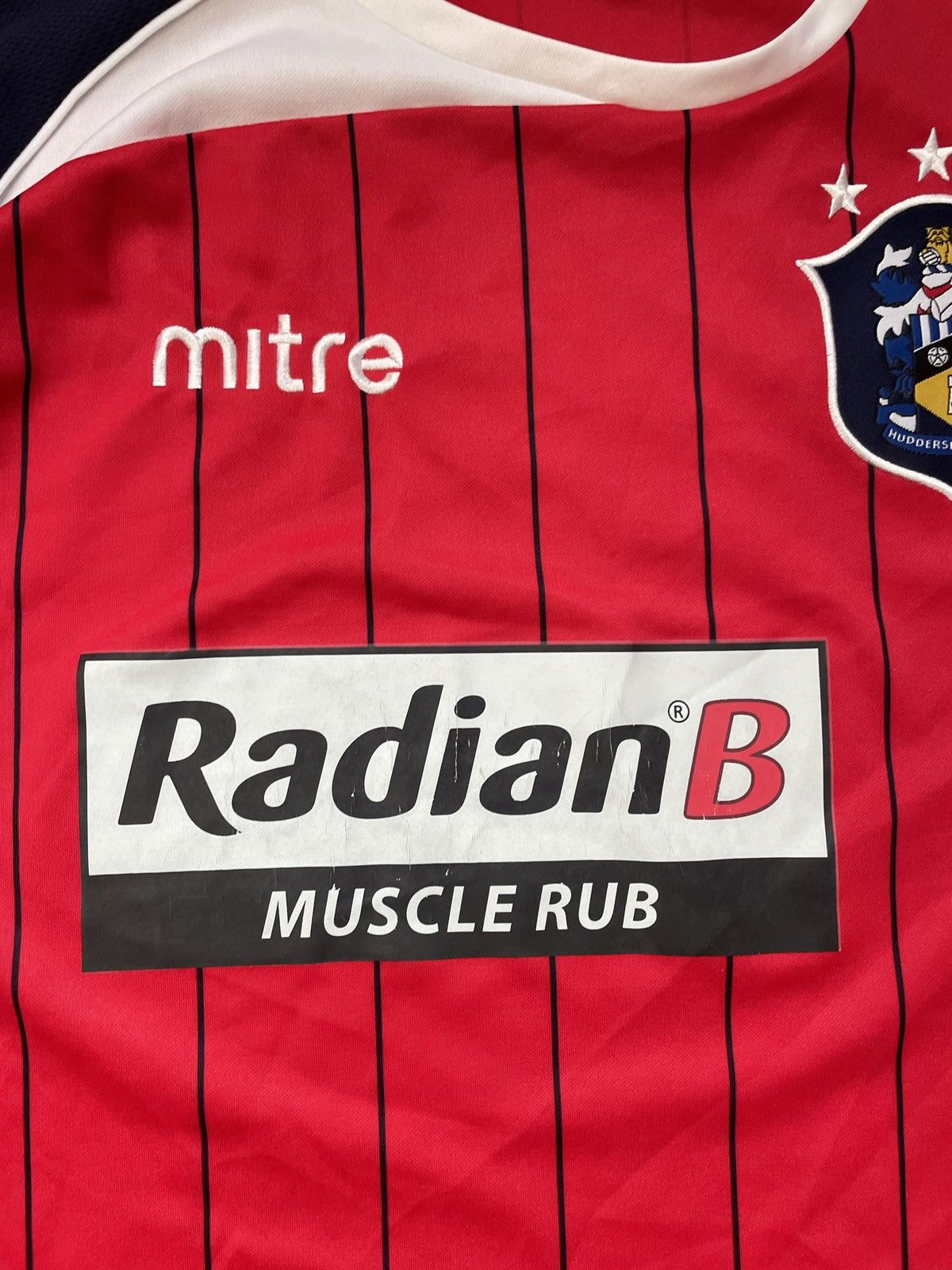 Sports Specialties 2009/2010 Huddersfield Town Mitre Vintage Soccer Jersey Size US XL / EU 56 / 4 - 2 Thumbnail