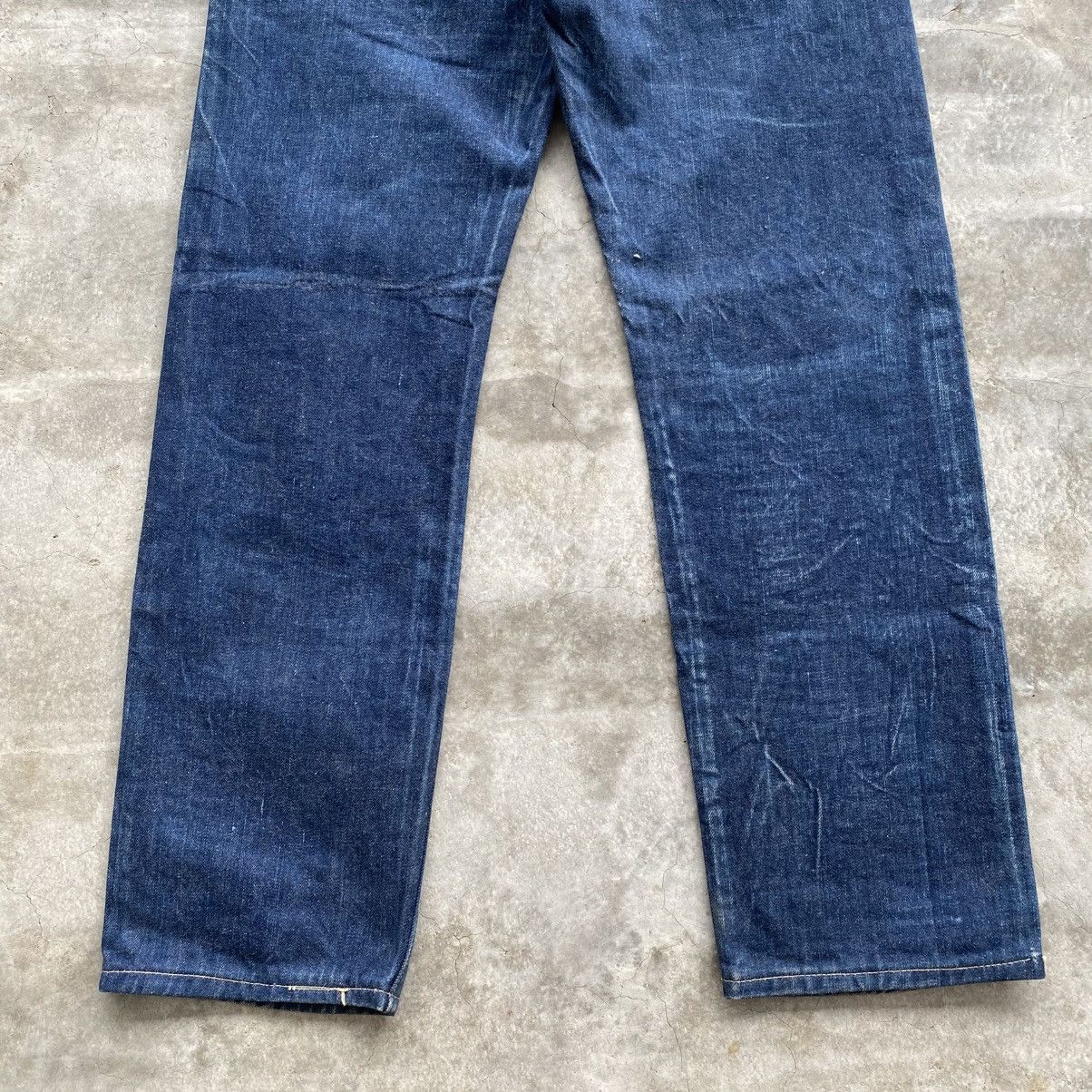 If Six Was Nine × Issey Miyake × Le Grande Bleu (L.G.B.) Vintage 80's Edwin Blue Jeans Mud Wash w31 Size US 31 - 8 Thumbnail