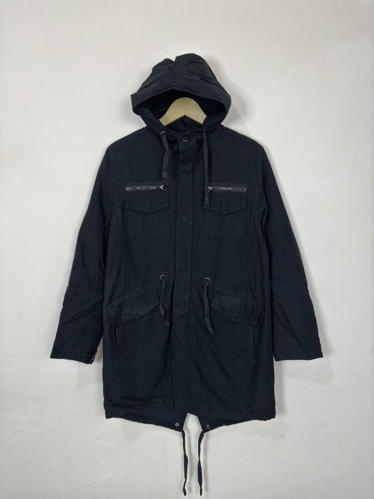 Japanese Brand 291295 Homme - Military Parka Fishtail Jacket Size US S / EU 44-46 / 1 - 1 Thumbnail