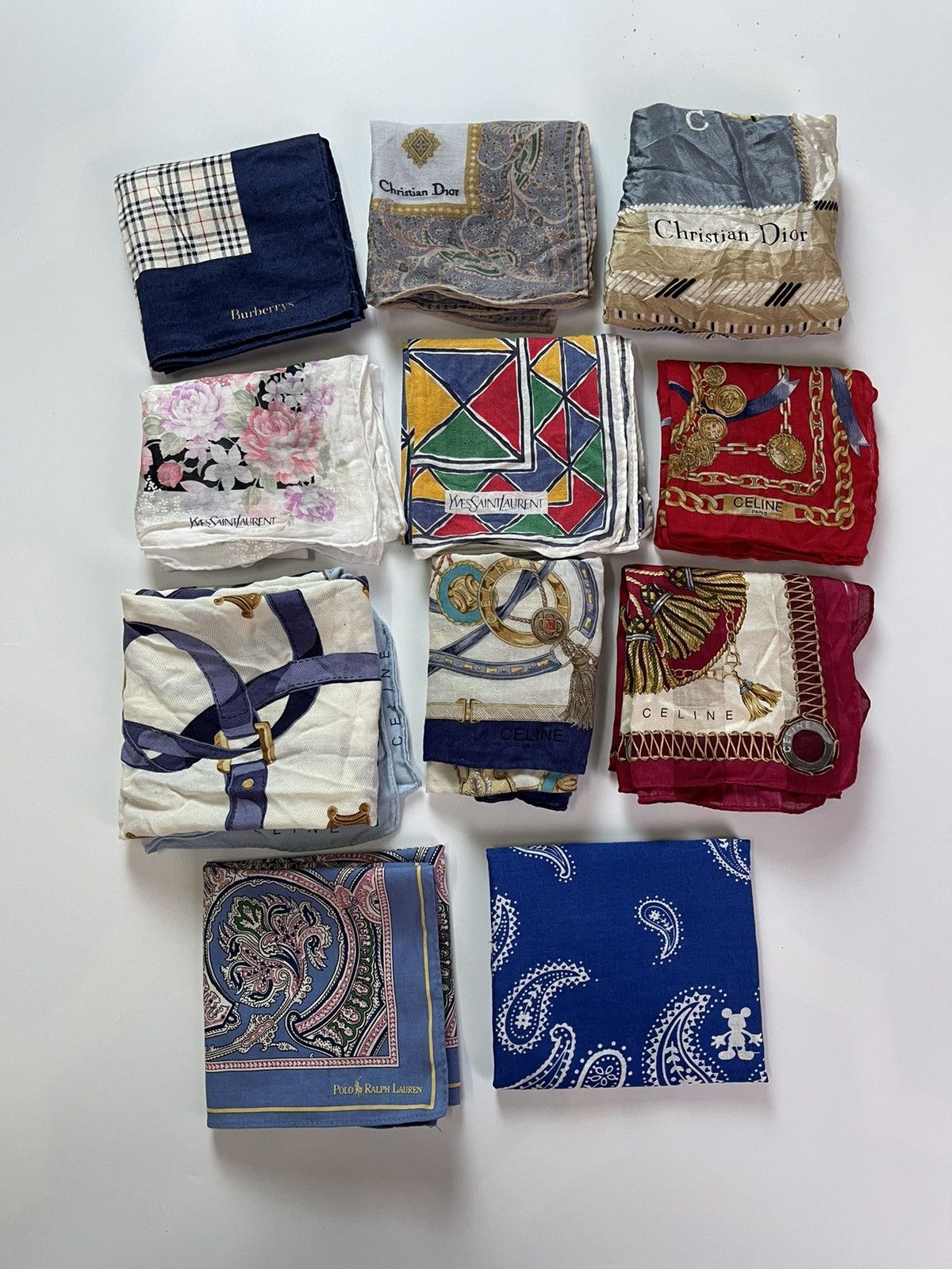 image of Burberry x Celine Combo/bulk Luxury Handkerchief, Men's