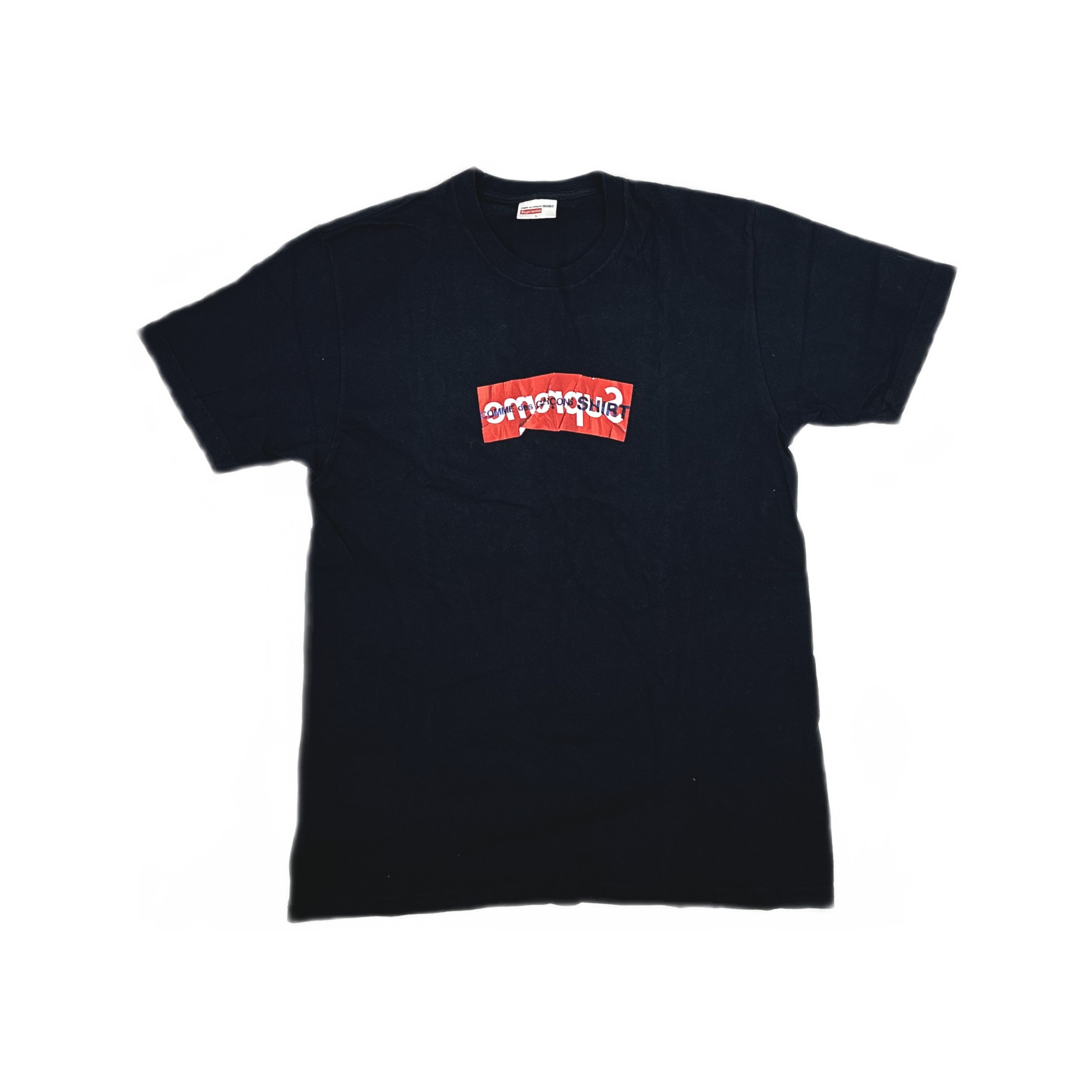 Supreme Supreme x Comme des Garçons Split Box Logo T-Shirt Size L Size US L / EU 52-54 / 3 - 1 Thumbnail