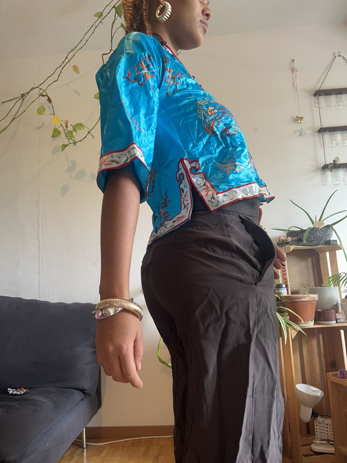 Other Satin Top Vintage&Handmade Size S / US 4 / IT 40 - 2 Thumbnail