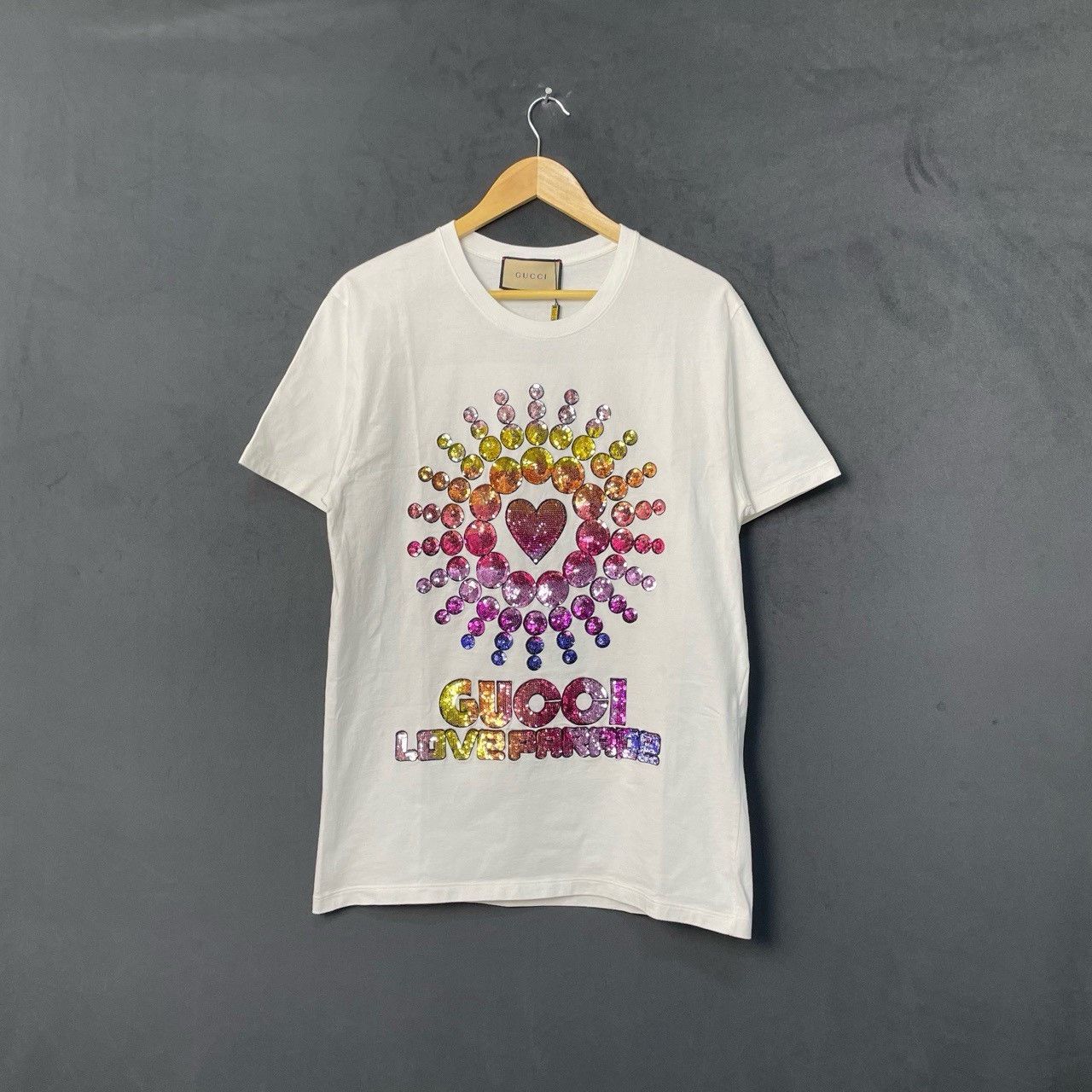 Gucci Gucci White new love scale short sleeves 2501-Nextarrow Size US XL / EU 56 / 4 - 1 Thumbnail