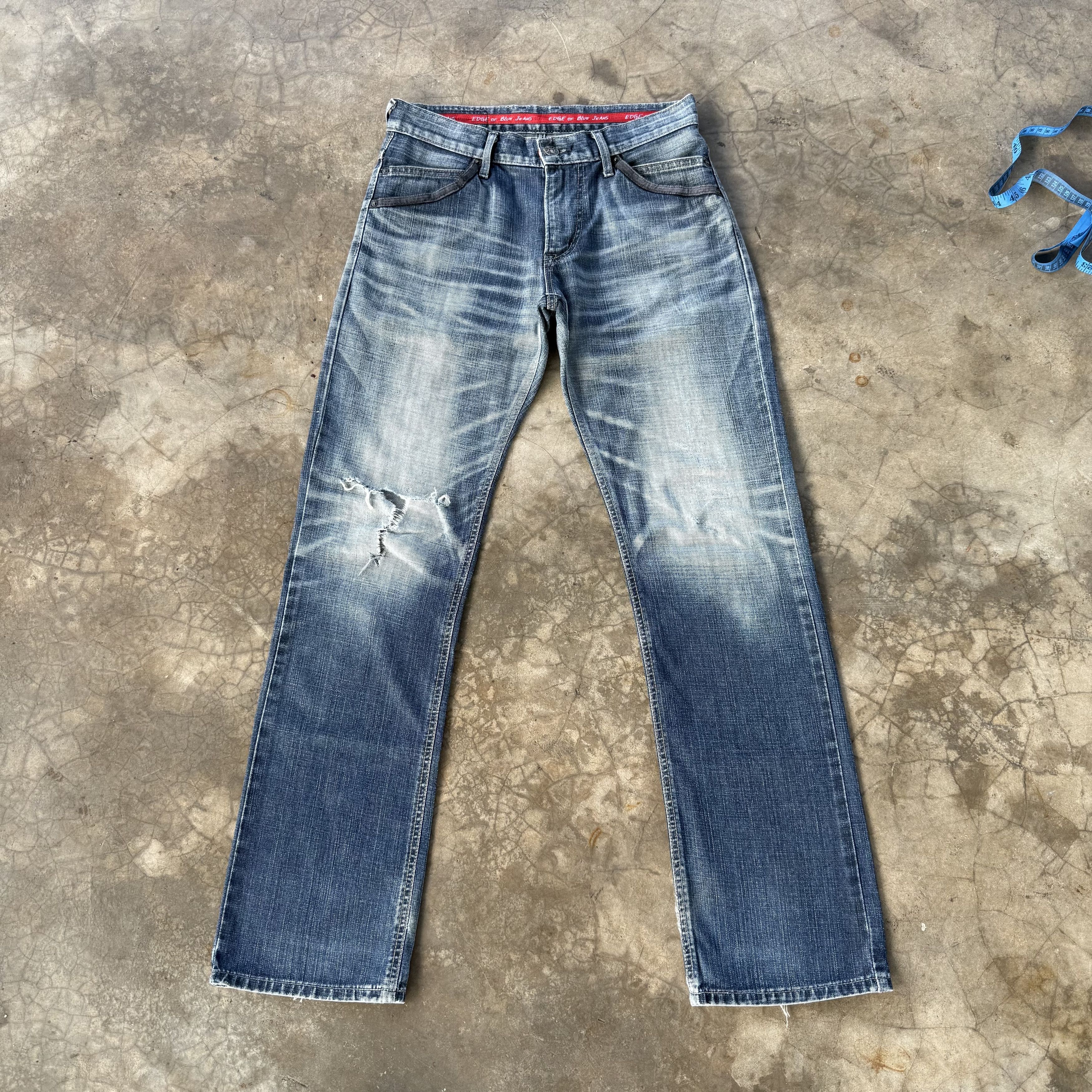 Edwin W32x33 Vintage Edwin Faded Stonewash Jean Denim Pants Size US 32 / EU 48 - 2 Thumbnail