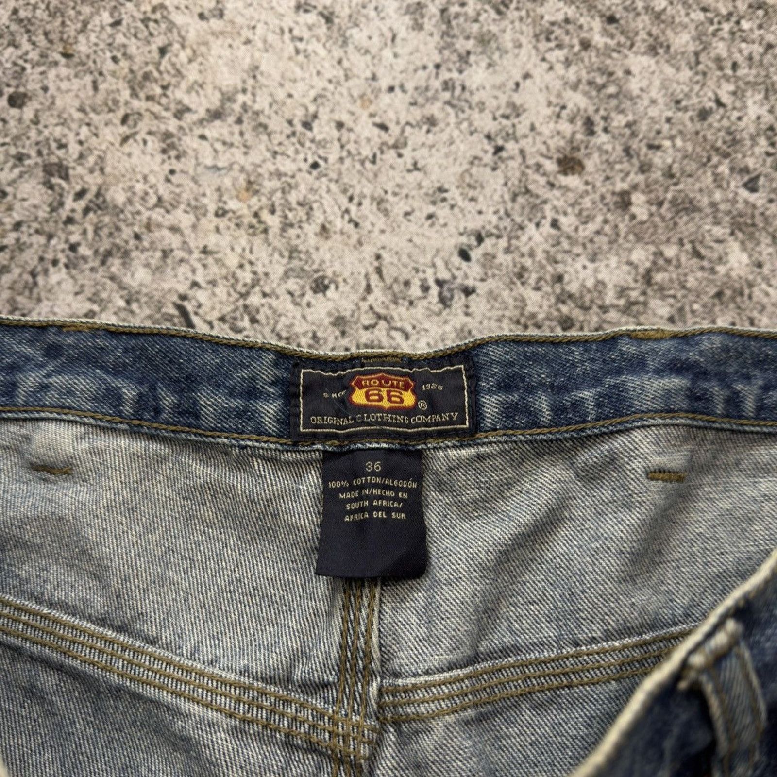 Vintage Faded Thrashed Distressed Denim Carpenter Shorts ERD Grunge Size US 36 / EU 52 - 6 Thumbnail
