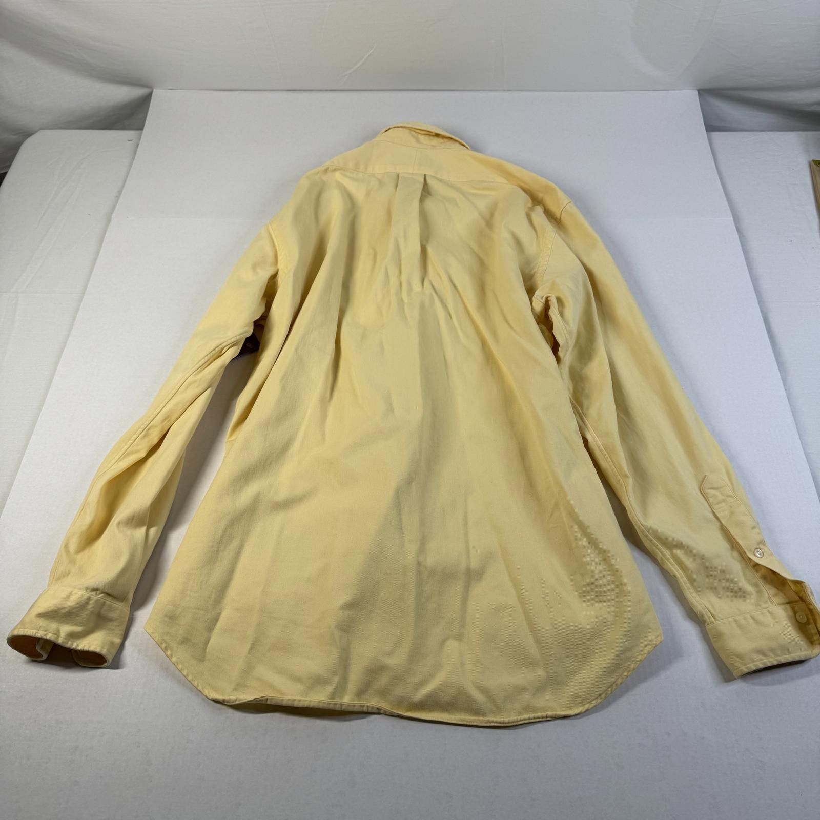 Polo Ralph Lauren Ralph Lauren Yellow Button Up Long Sleeve Size XL Heavy Duty Size US XL / EU 56 / 4 - 6 Thumbnail