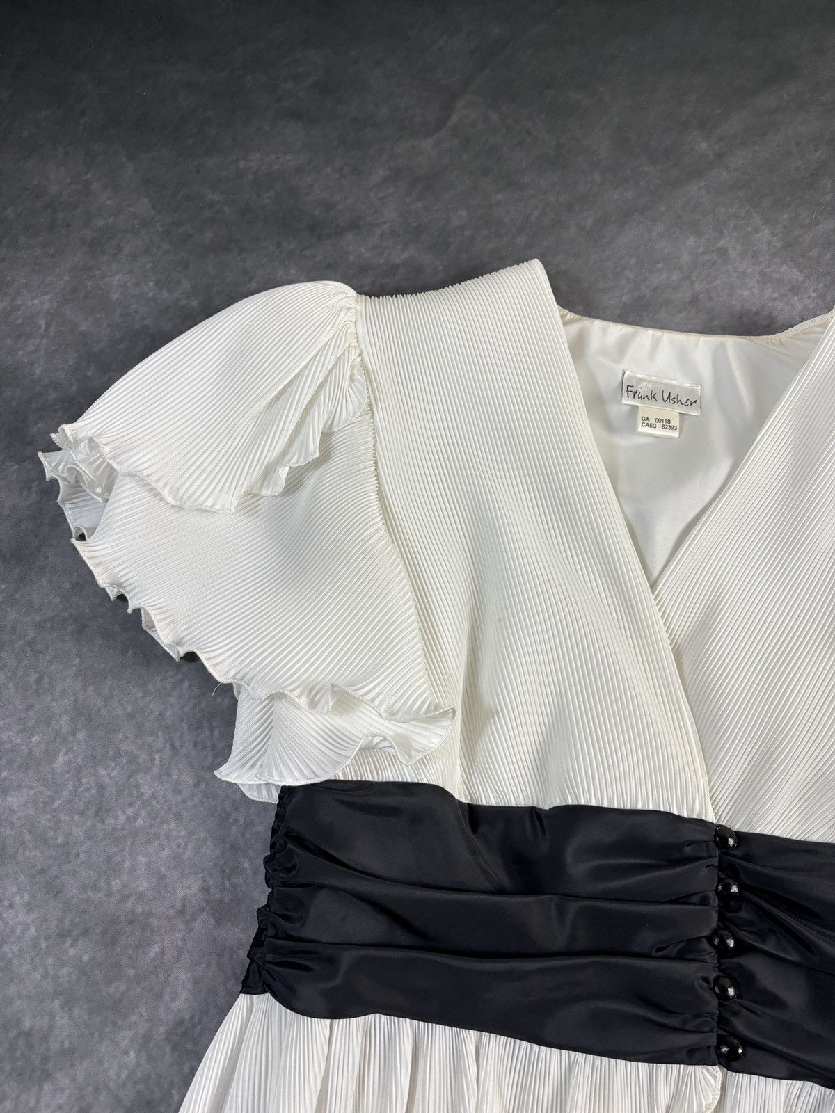 Japanese Brand × Other × Vintage 1980s Vintage Pleats Blouse Issey Miyake Style Ruffle Shirt Size XL / US 12-14 / IT 48-50 - 3 Thumbnail