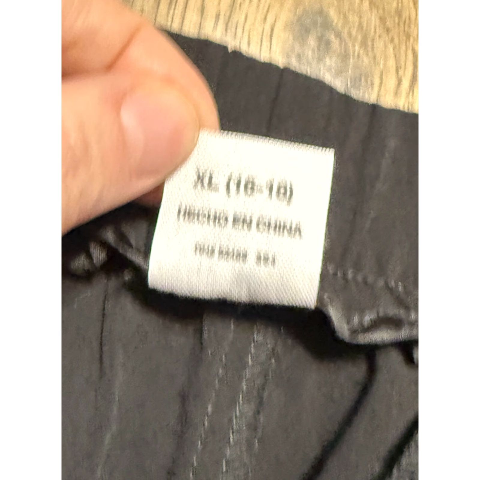 Vintage VINTAGE? No. Time & Tru Pants Women's XL Black Pull On High Rise Straight Leg Pants Size 40" / US 18 - 5 Thumbnail