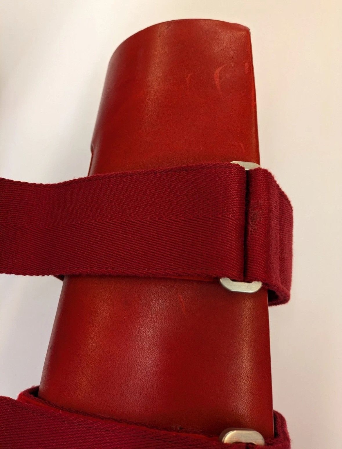 Rick Owens *SAMPLE* Rick Owens Red Leather Splint Sandal Size US 12 / EU 45 - 7 Thumbnail