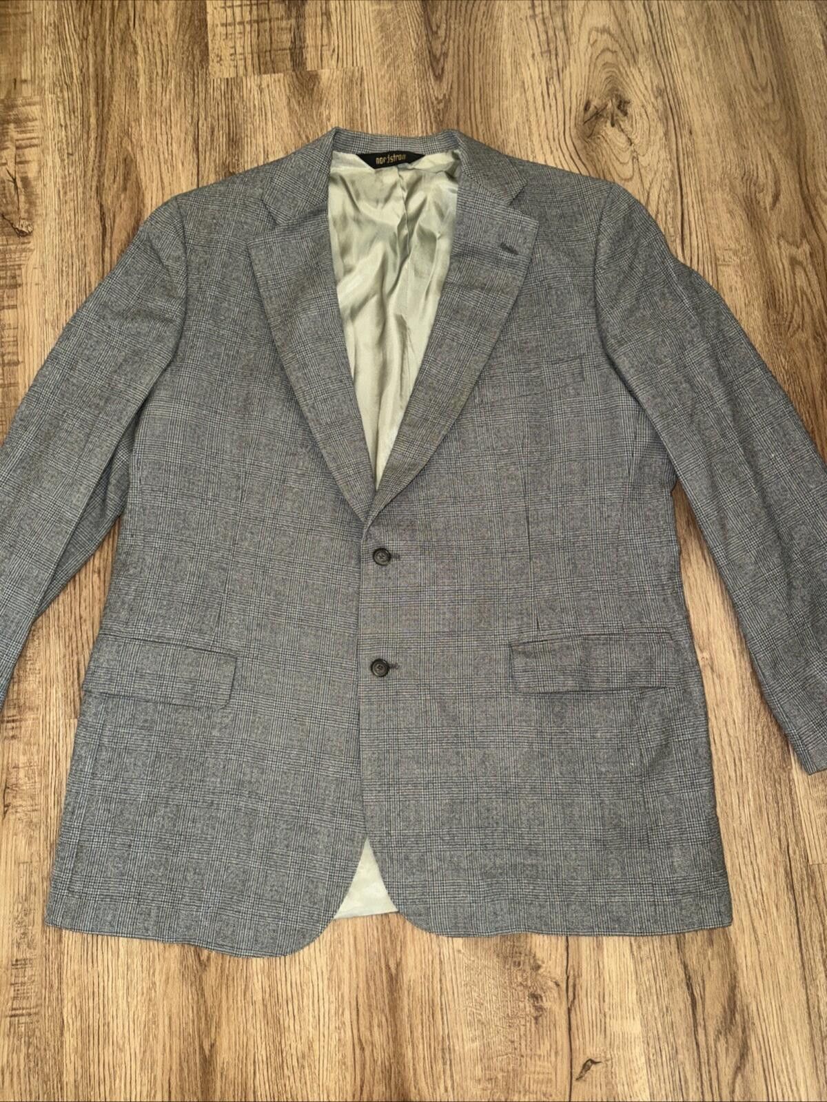 Chaps Ralph Lauren Vtg Chaps Ralph Lauren Gray Plaid Blazer Sport Coat 48 USA Size 48R - 1 Thumbnail
