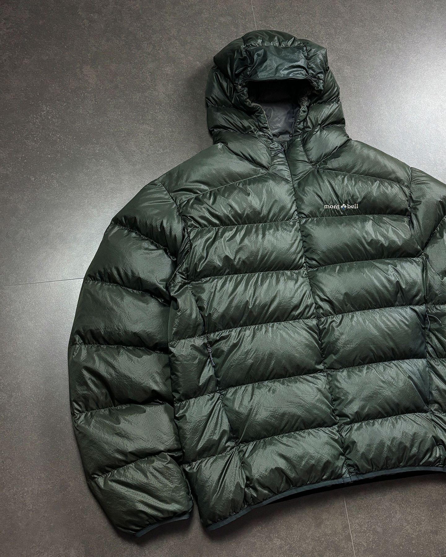 Montbell Montbell Alpine Down Puffer Jacket Millitary Green Size US XL / EU 56 / 4 - 2 Thumbnail