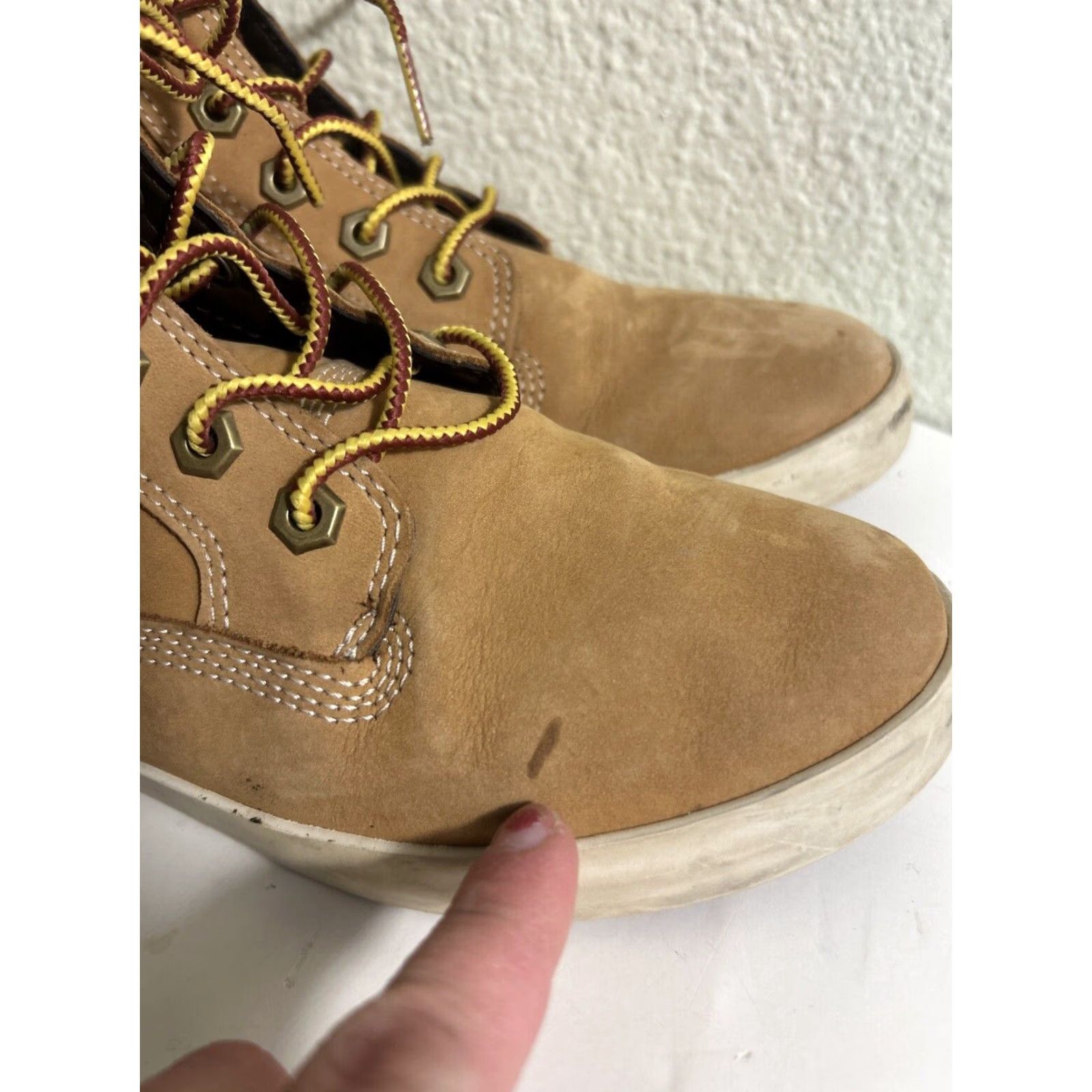 Timberland Timberland Women's 7.5 Leather Boots Wheat Nubuck Lace Up Sneaker Ankle Size US 8 / IT 38 - 4 Thumbnail