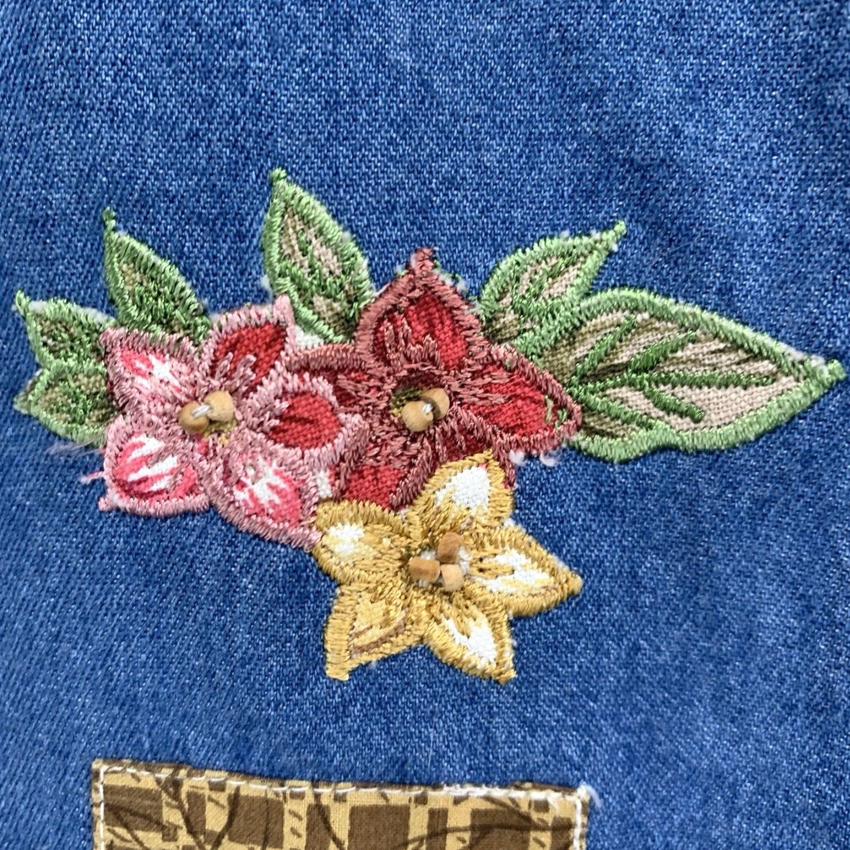 Vintage Vintage Casey Max Small Vest Patchwork Quilt Cottage Wild Animals Detailed Size S / US 4 / IT 40 - 6 Thumbnail