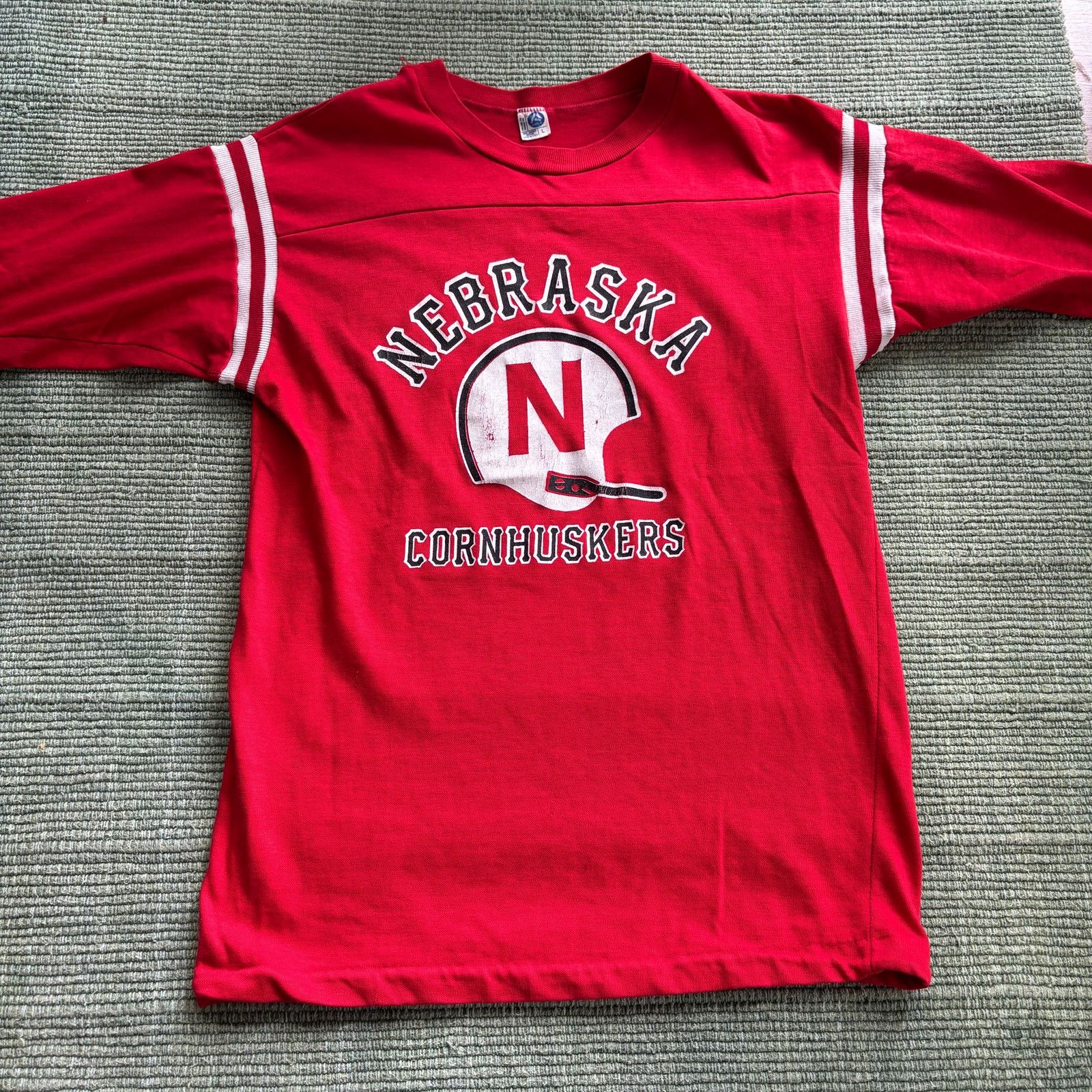 Vintage 70s Vintage Cotton Nebraska Cornhuskers Jersey Sz M/L Size US L / EU 52-54 / 3 - 2 Thumbnail