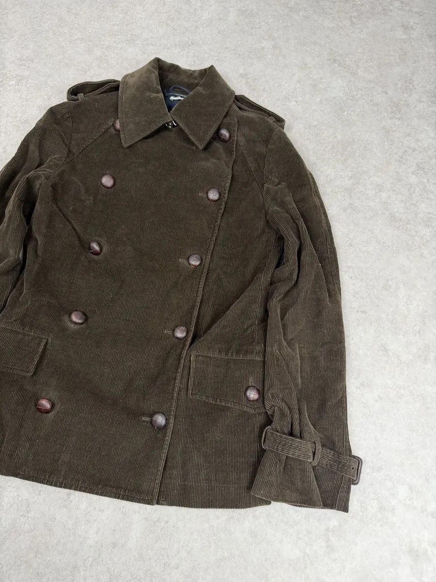 Miu Miu 1990s Miu Miu Officer Buttoned Velvet Caban Jacket Size US S / EU 44-46 / 1 - 6 Thumbnail