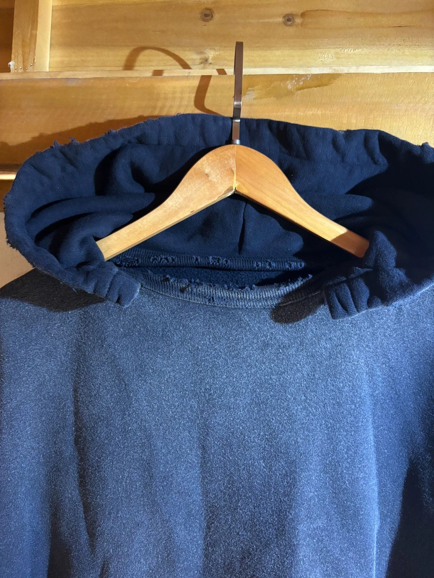 Other New Manual Destroyed & Distressed Hoodie XL (Fits Small) Size US XL / EU 56 / 4 - 2 Thumbnail