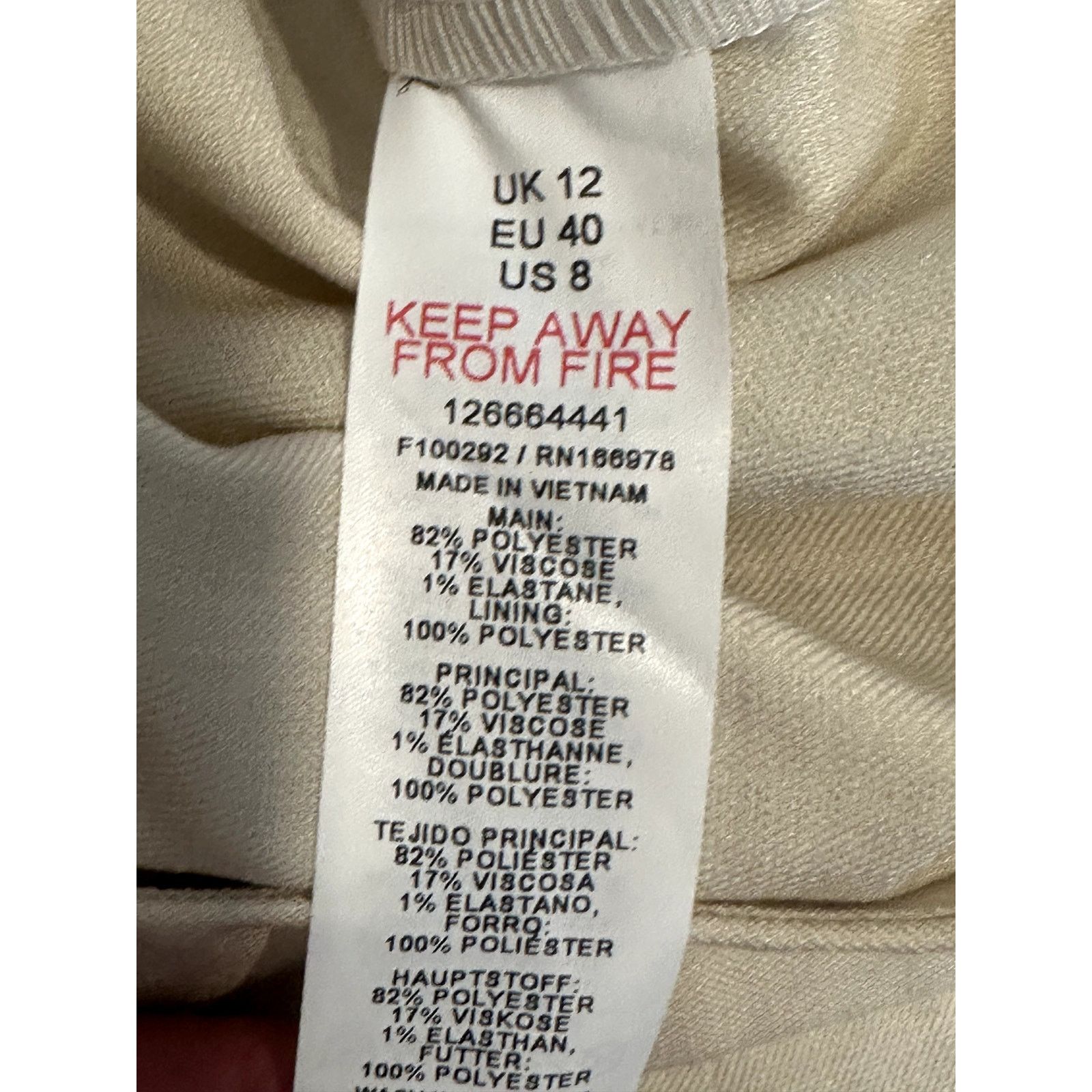Topshop Topshop Size 8 Cream High Waisted Wide Leg Pants Flowy NWT Size 30" / US 8 / IT 44 - 9 Thumbnail