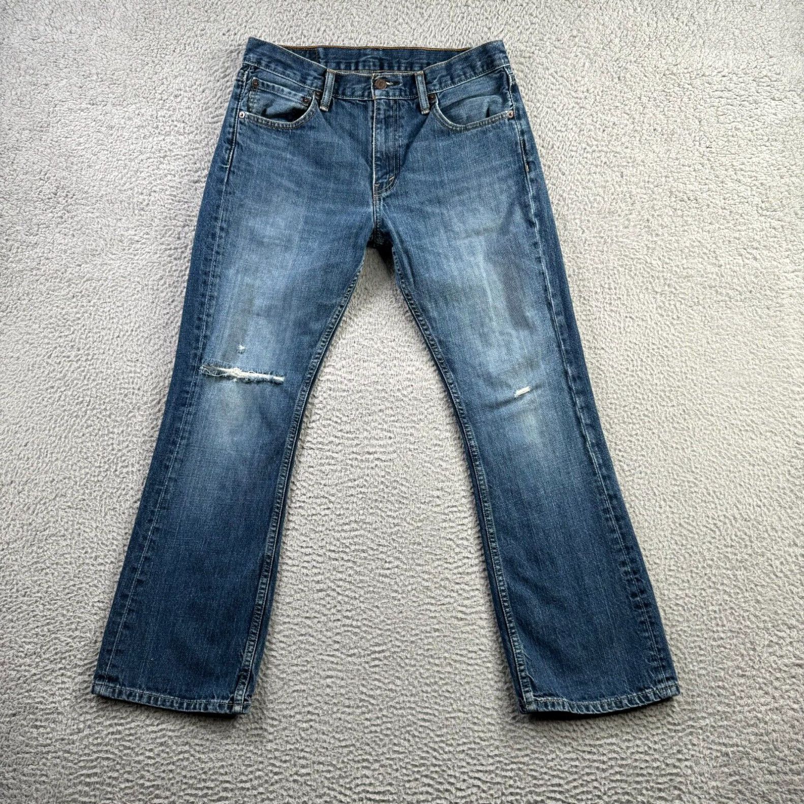 Levi s Levis Jeans Mens 32x30 Fits 32x29 527 Low Rise Bootcut Distressed Cowboy Y2K Grailed