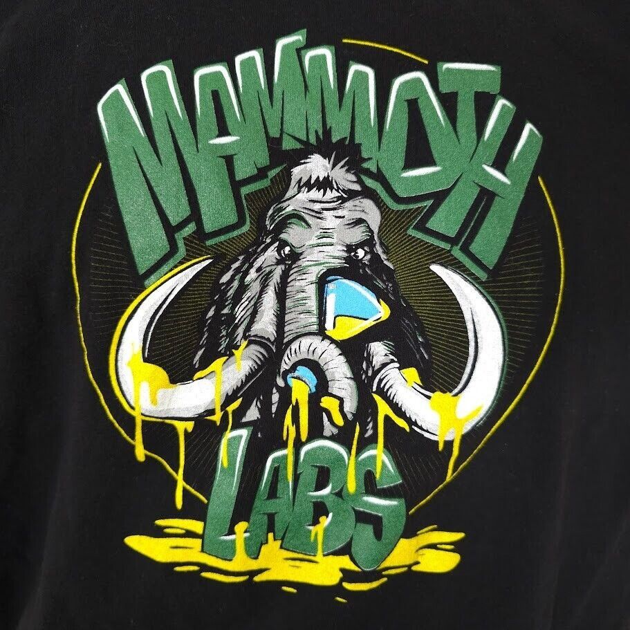 American Apparel Mammoth Labs T Shirt Mens Size Medium Black Cannabis Weed Size US M / EU 48-50 / 2 - 2 Thumbnail
