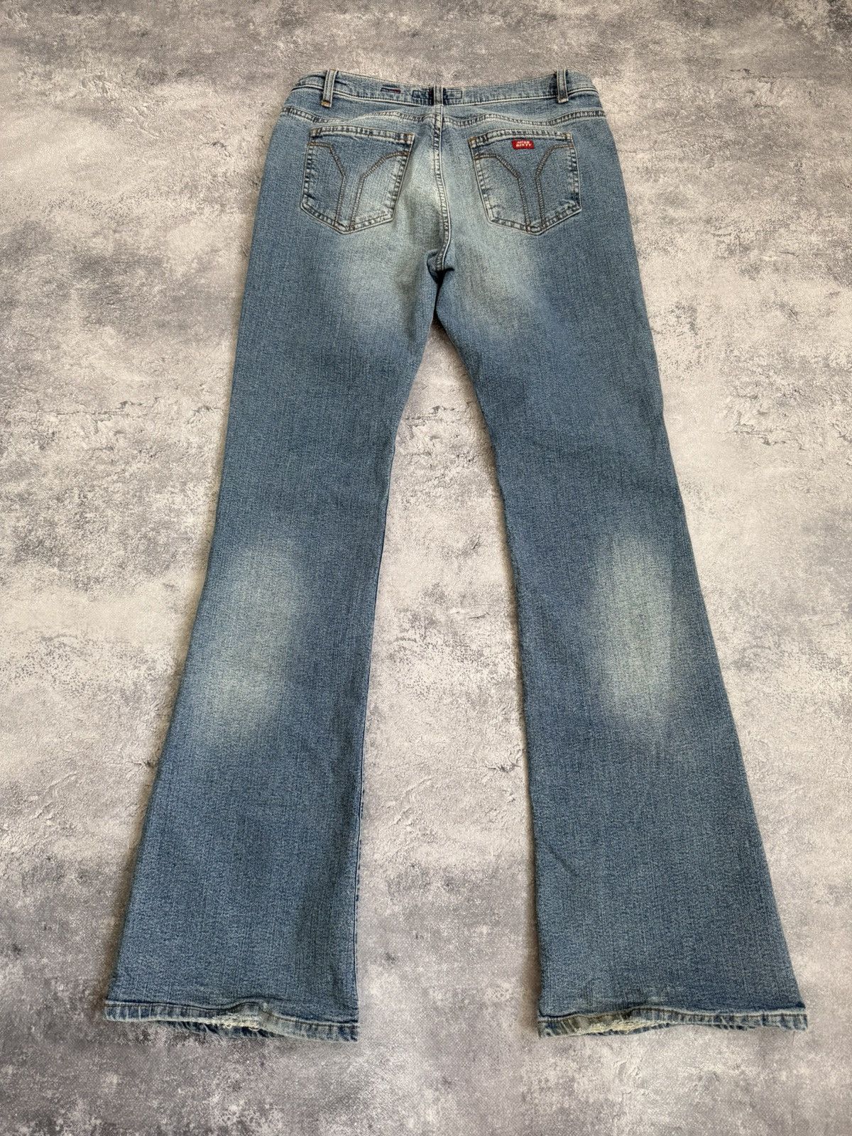 Miss Sixty Miss Sixty Flared Jeans Low Rise Avant Garde Denim Pants Y2K Size 31" - 1 Thumbnail