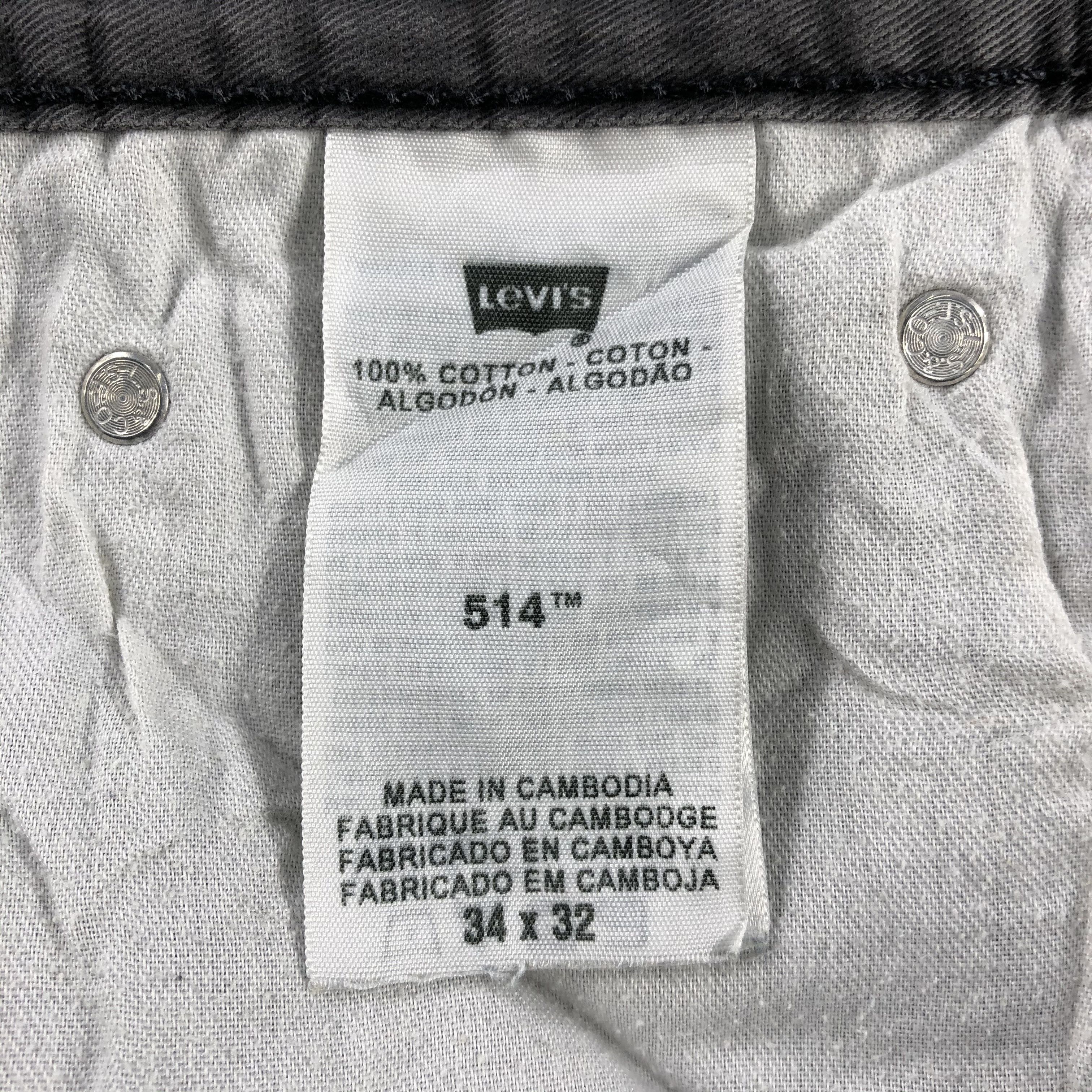 Levi's Vintage Levis 514 Jeans Distressed Denim KJ1055 Size US 34 / EU 50 - 12 Thumbnail