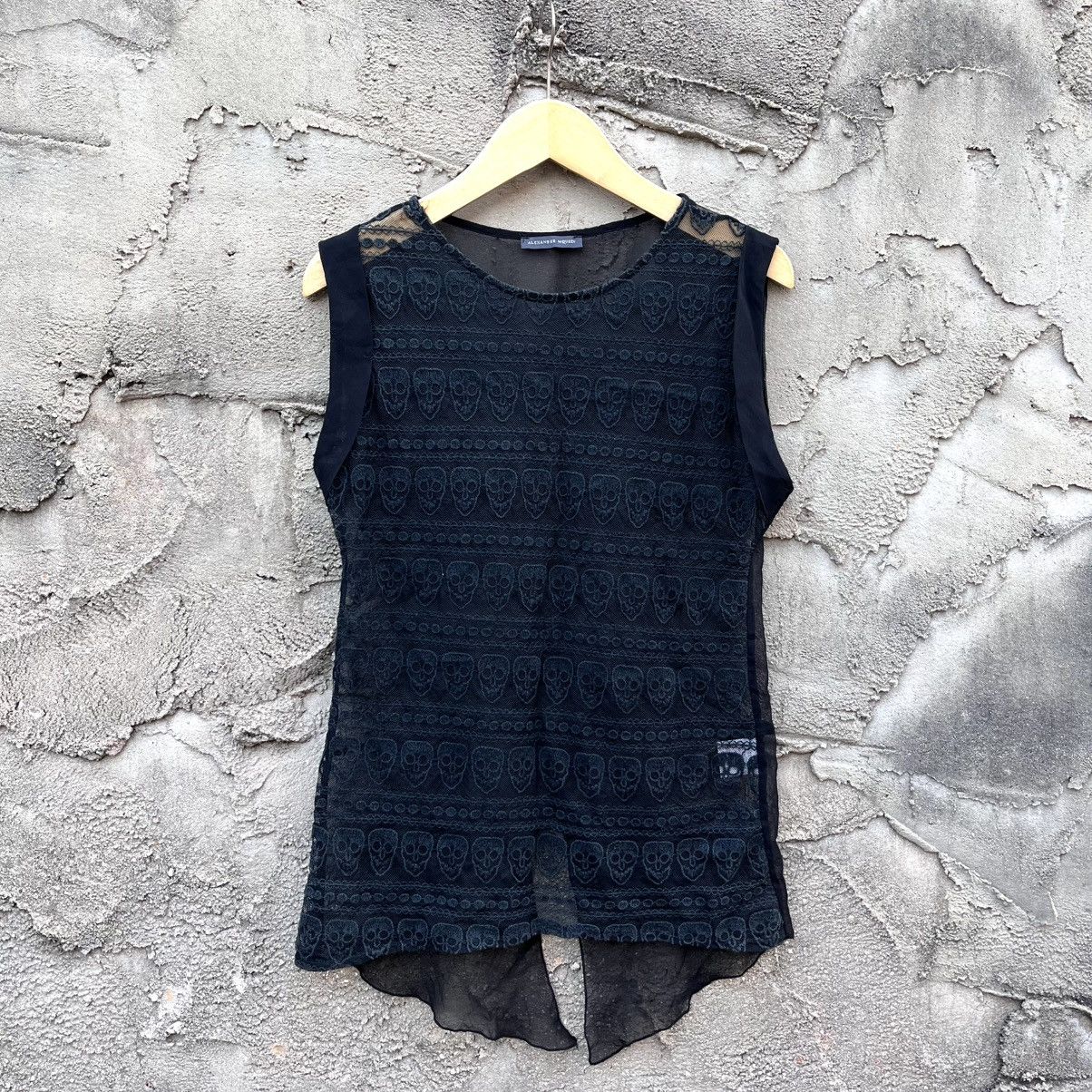 If Six Was Nine Tanktop skull mesh mcqueen Size M / US 6-8 / IT 42-44 - 1 Thumbnail