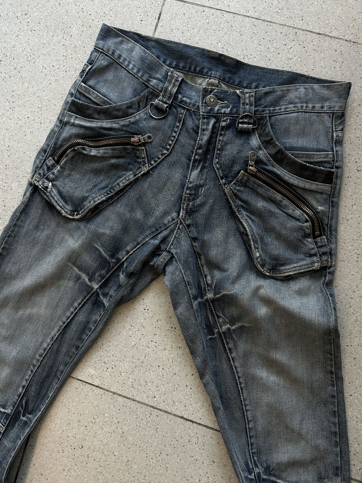 PPFM PPFM 90s Banana Curve Cut Denim Pants Size US 32 / EU 48 - 2 Thumbnail