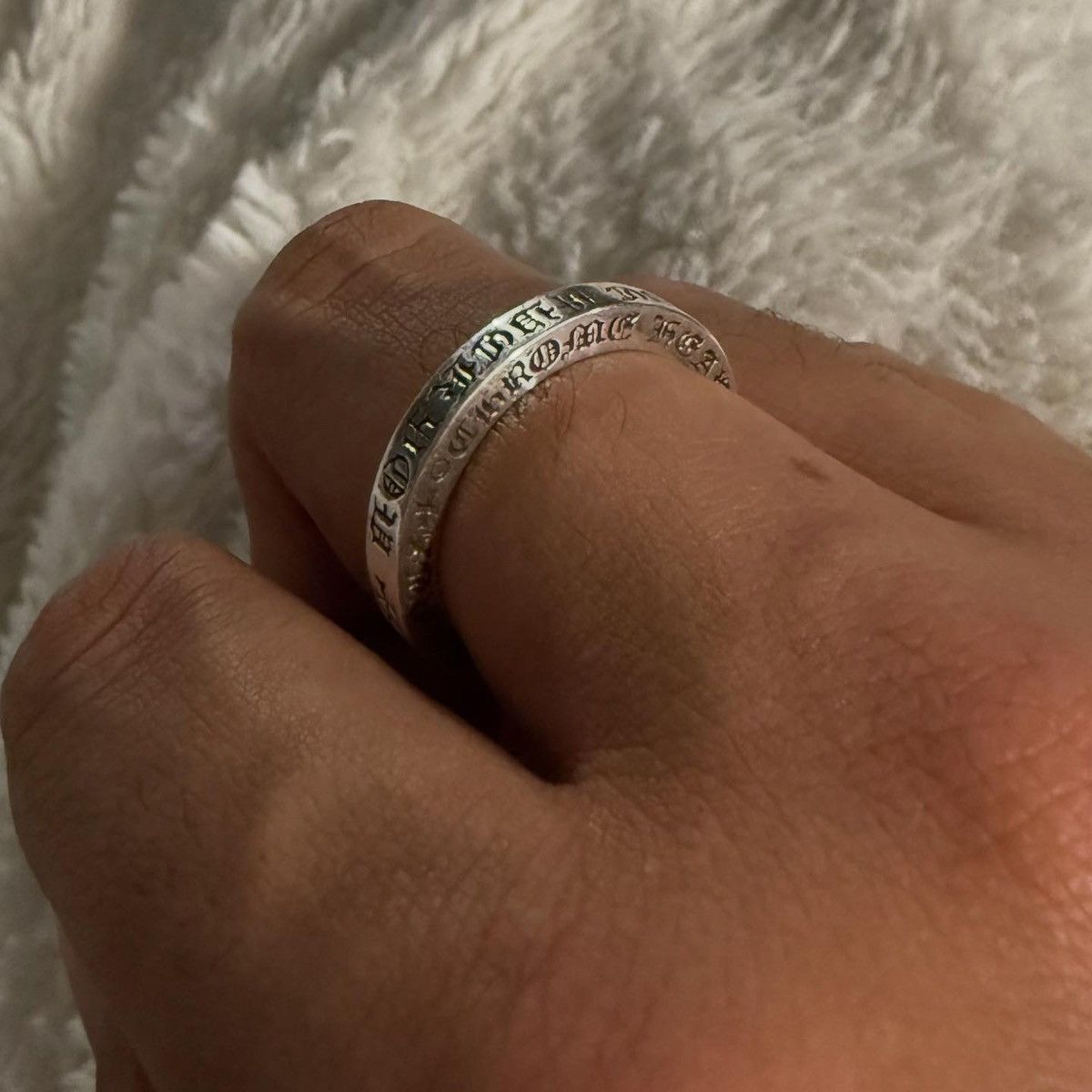 Chrome Hearts NYC FK YOU Ring sz: 9.5 Size ONE SIZE - 6 Thumbnail