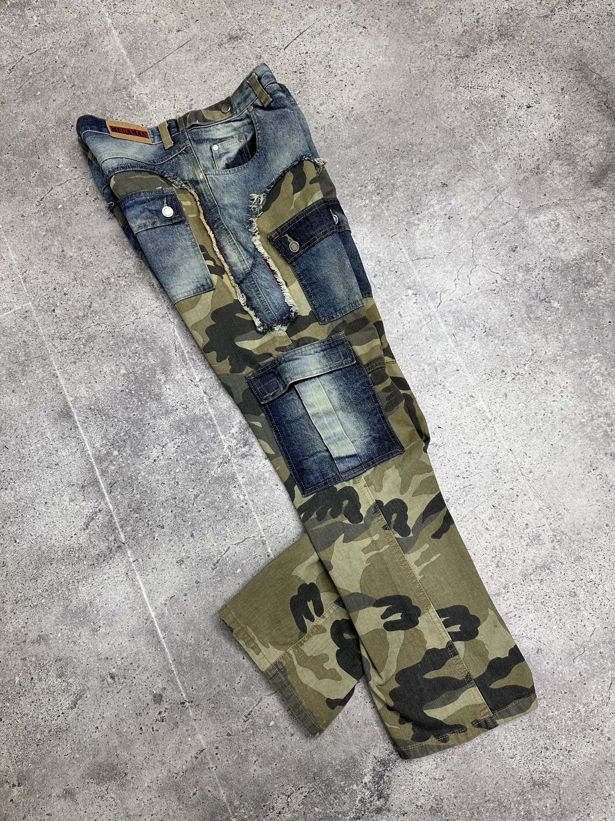 GOA Stripped Vintage Multi-pocket Pants Cargo Rick Owens Japan Size US 34 / EU 50 - 14 Thumbnail