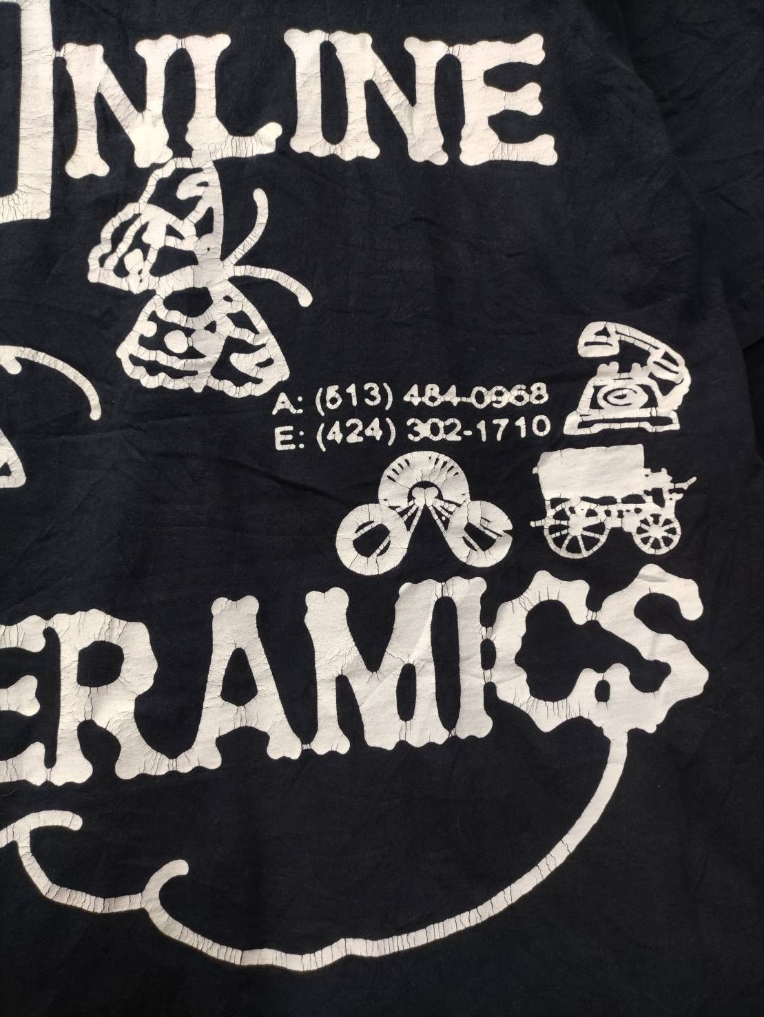 Grateful Dead × Online Ceramics Rare! Online Ceramics Dancing Skeleton Grateful Dead T-Shirt Size US M / EU 48-50 / 2 - 12 Thumbnail