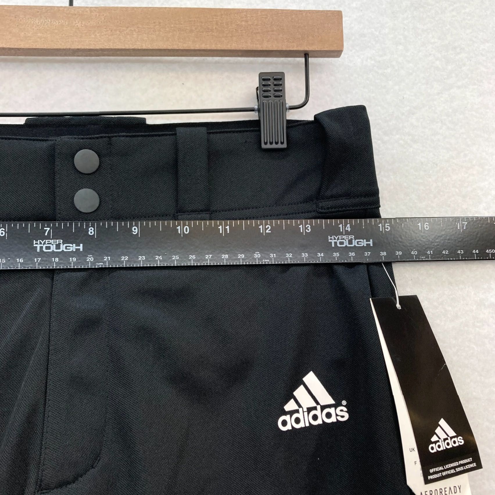 Adidas Adidas Aeroready Track Pants Mens Small Black Relaxed Fit Open Bottom Soccer NWT Size US 29 - 6 Thumbnail